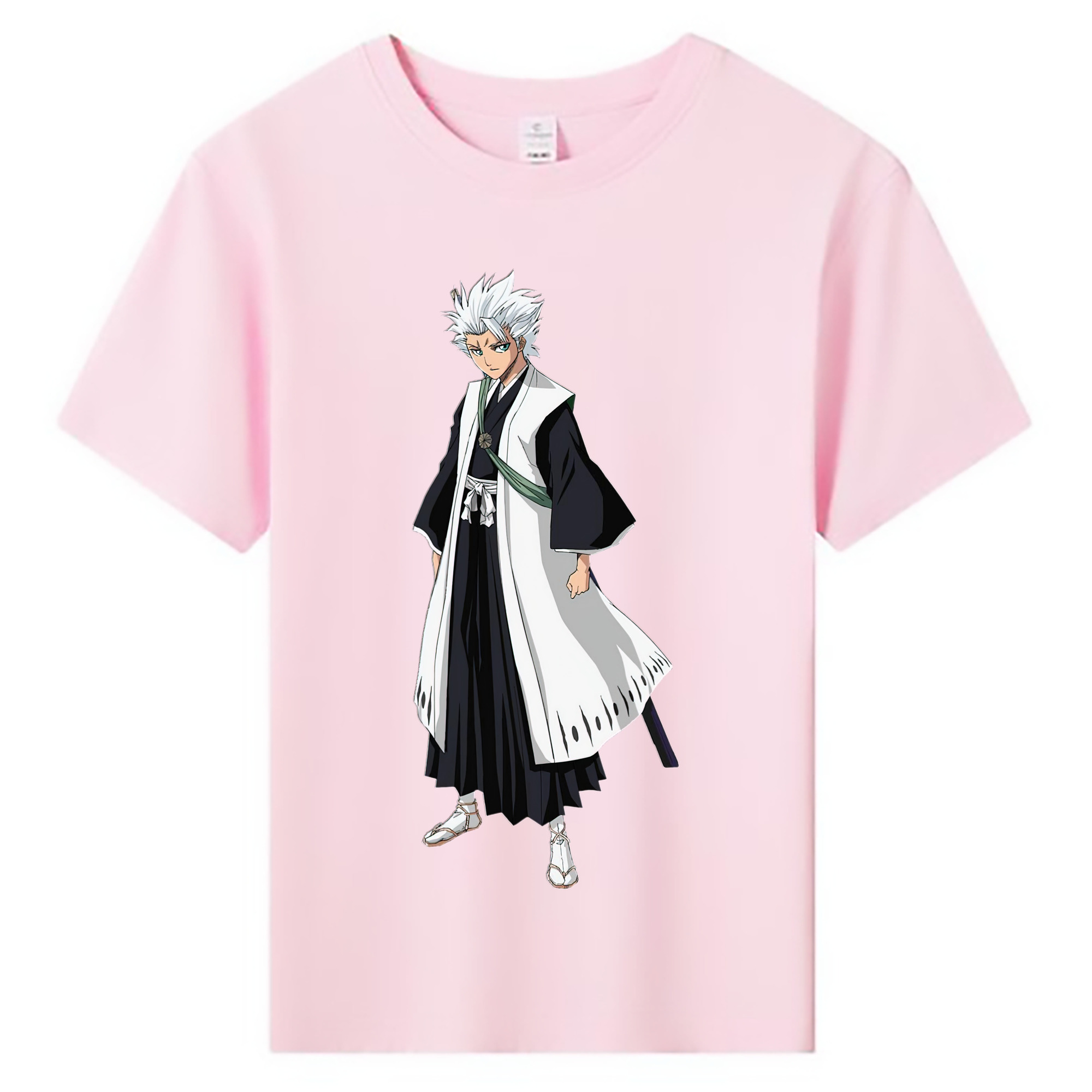 （画像用） ブリーチ 日番谷冬獅郎（ひつがや とうしろう） BLEACH Hitsugaya Toushirou 綿100％キッズTシャツ（フロントプリント）
