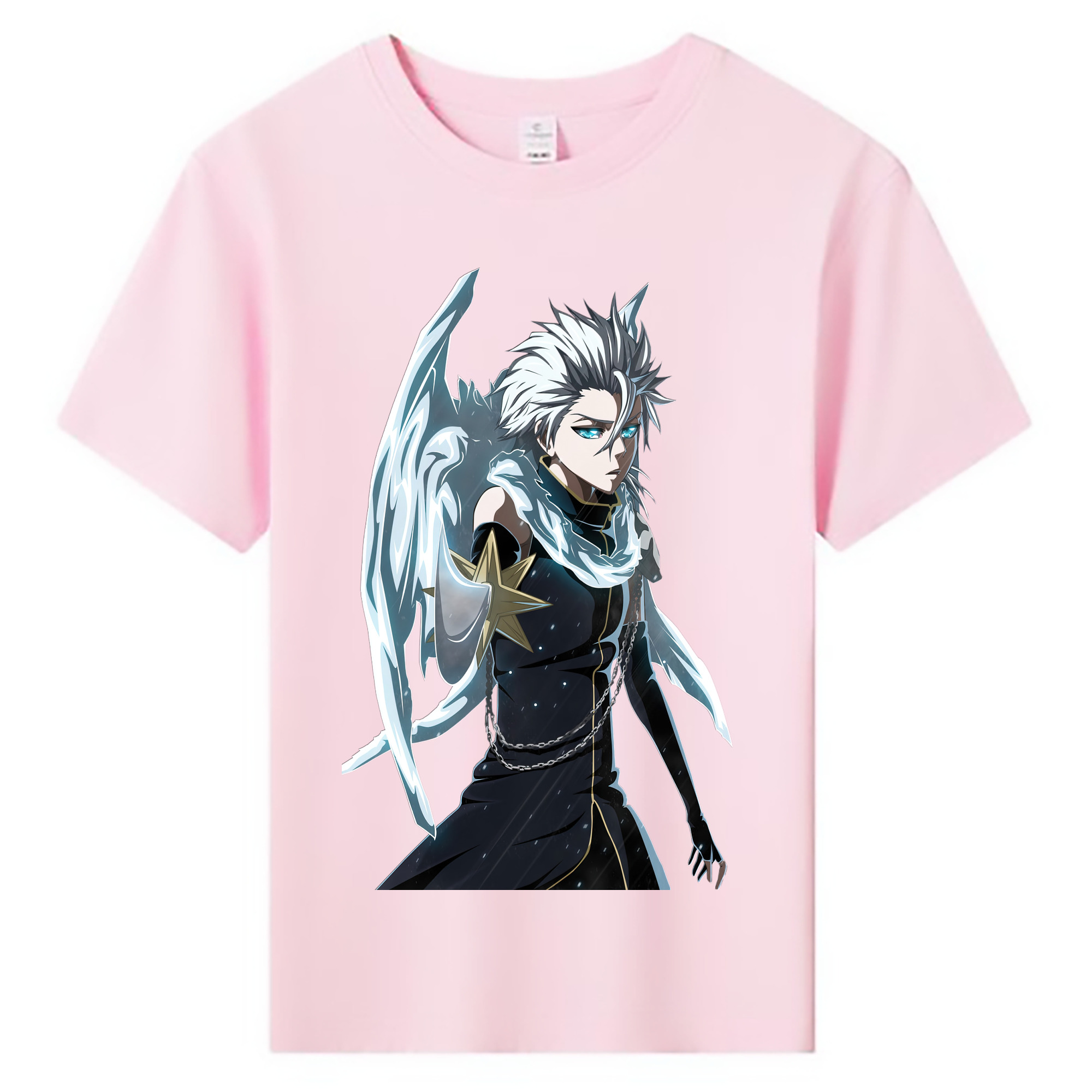 （画像用） ブリーチ 日番谷冬獅郎（ひつがや とうしろう） BLEACH Hitsugaya Toushirou 綿100％キッズTシャツ（フロントプリント）