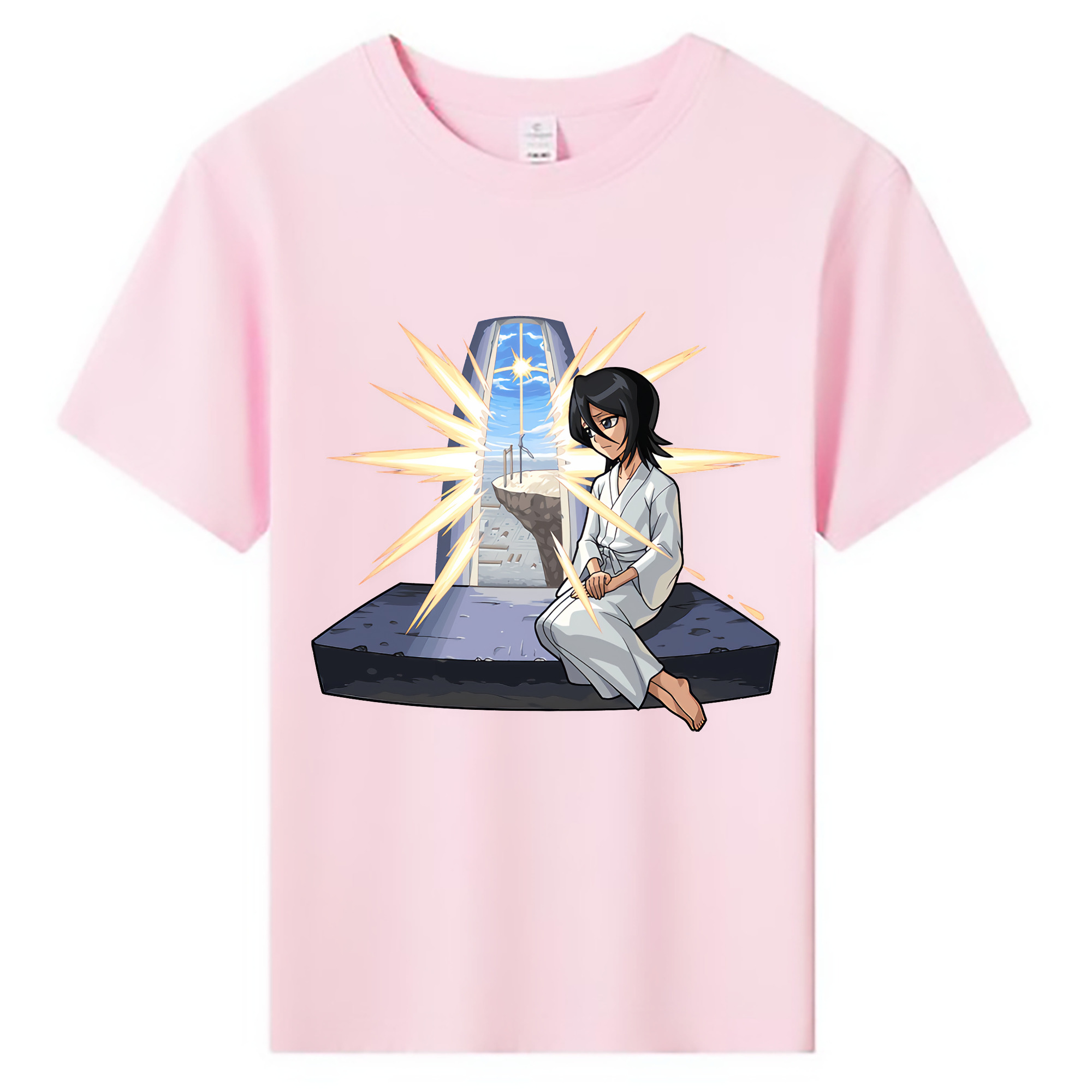 （画像用） ブリーチ 朽木ルキア BLEACH Kuchiki Rukia 綿100％キッズTシャツ（フロントプリント）