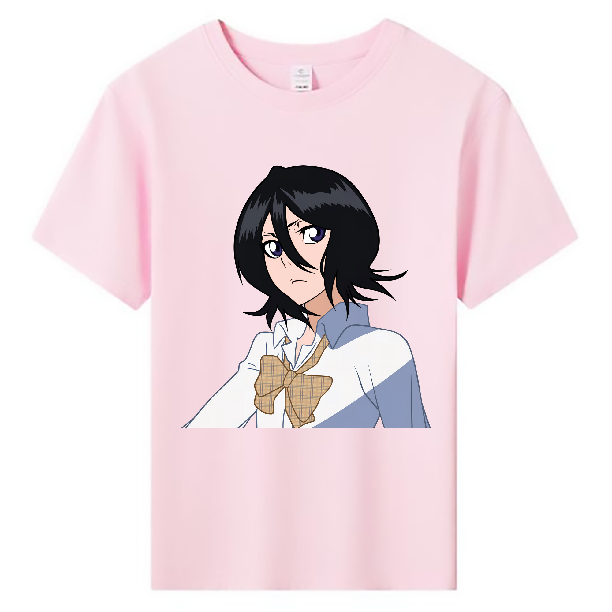 （画像用） ブリーチ 朽木ルキア BLEACH Kuchiki Rukia 綿100％キッズTシャツ（フロントプリント）