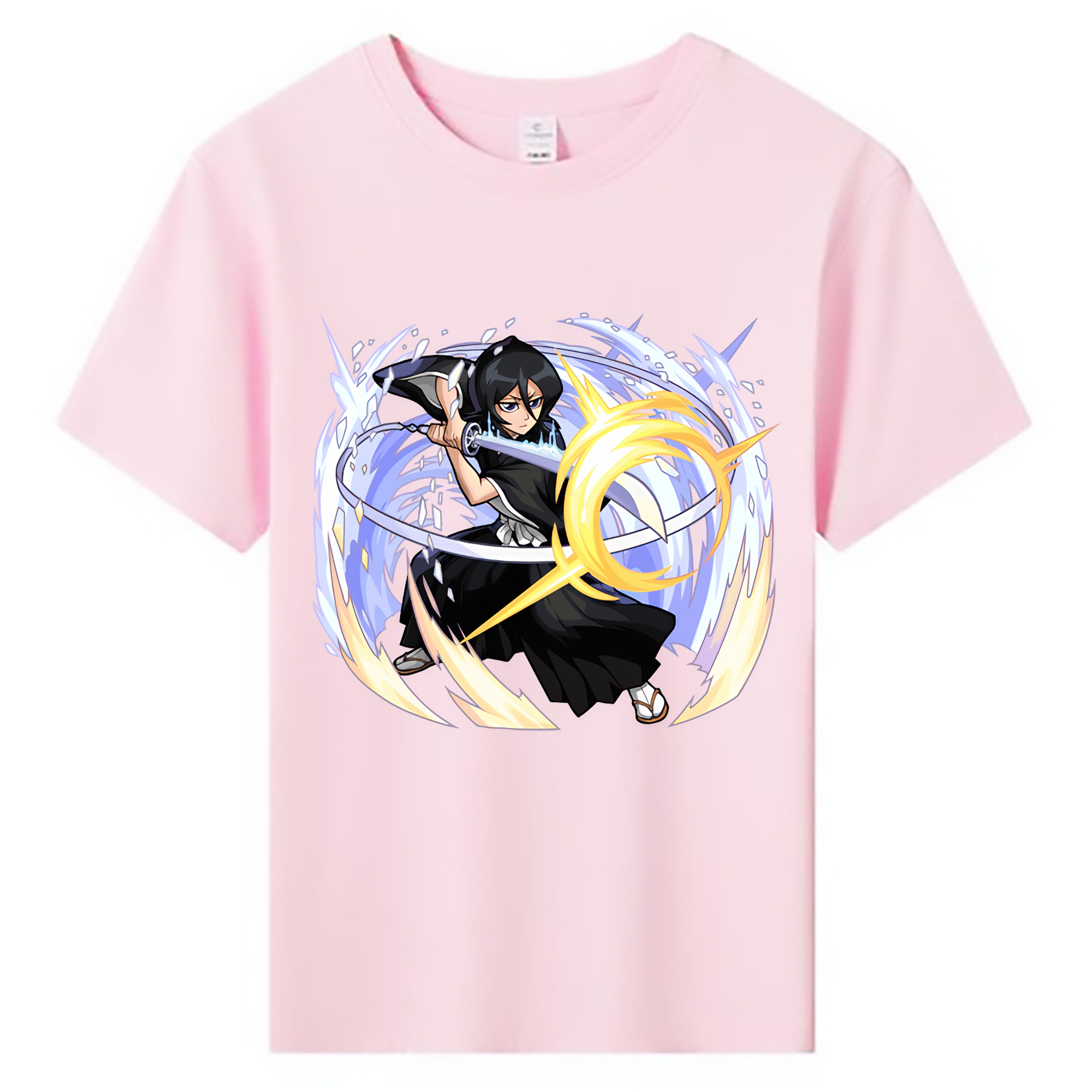 （画像用） ブリーチ 朽木ルキア BLEACH Kuchiki Rukia 綿100％キッズTシャツ（フロントプリント）