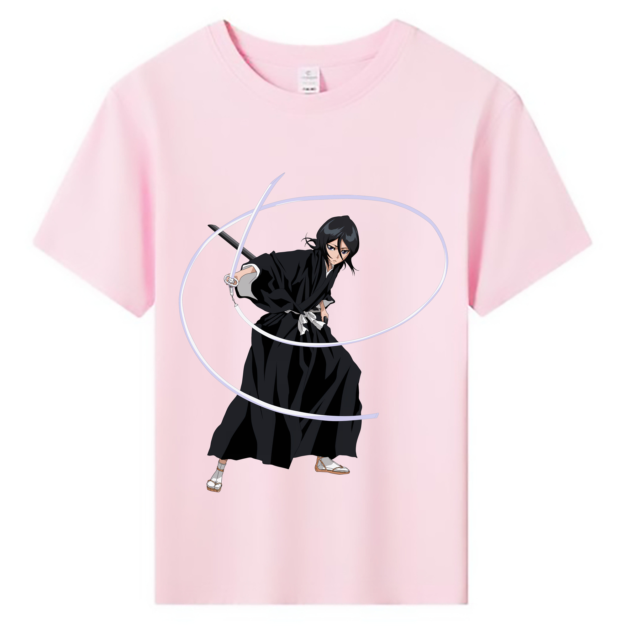 （画像用） ブリーチ 朽木ルキア BLEACH Kuchiki Rukia 綿100％キッズTシャツ（フロントプリント）