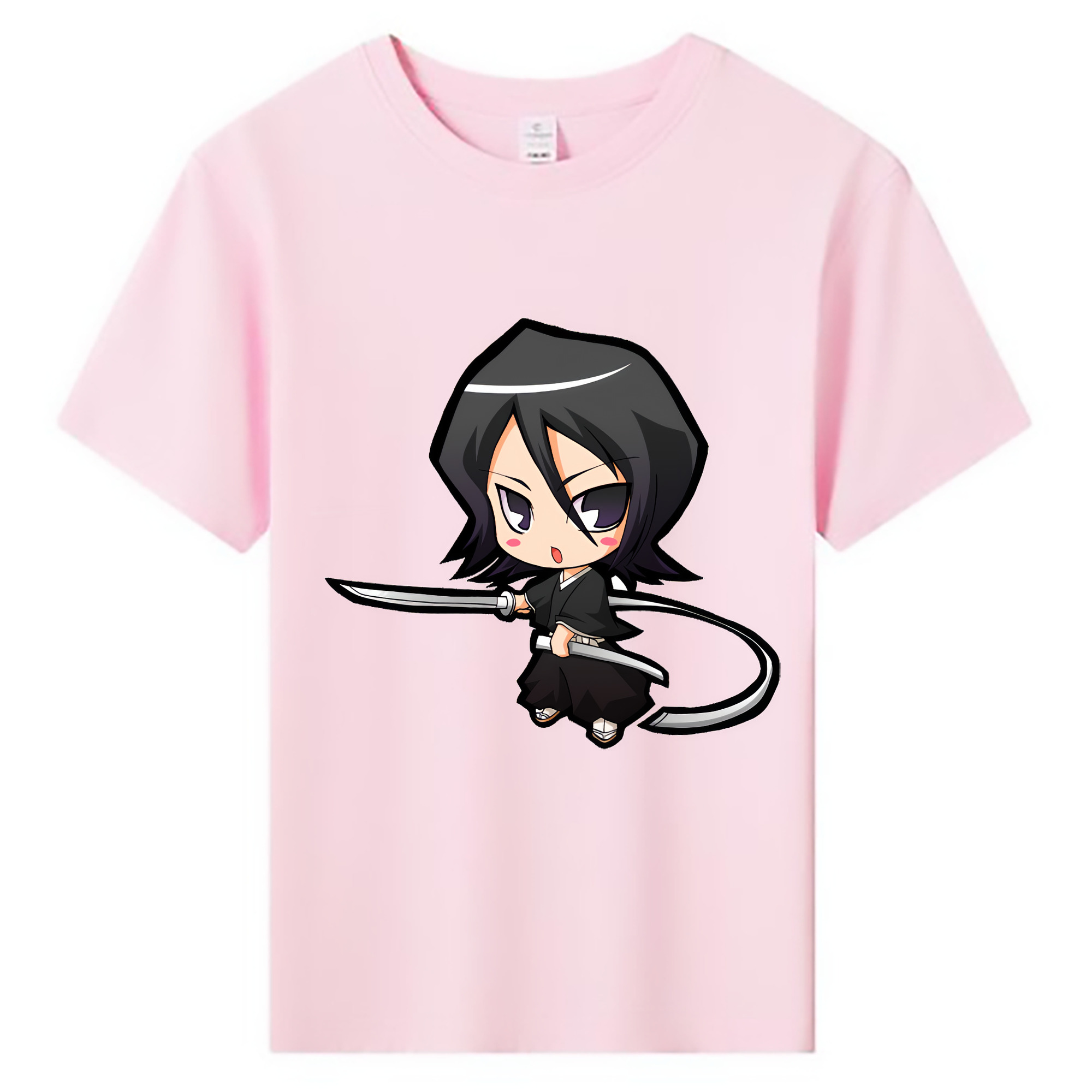 （画像用） ブリーチ 朽木ルキア BLEACH Kuchiki Rukia 綿100％キッズTシャツ（フロントプリント）