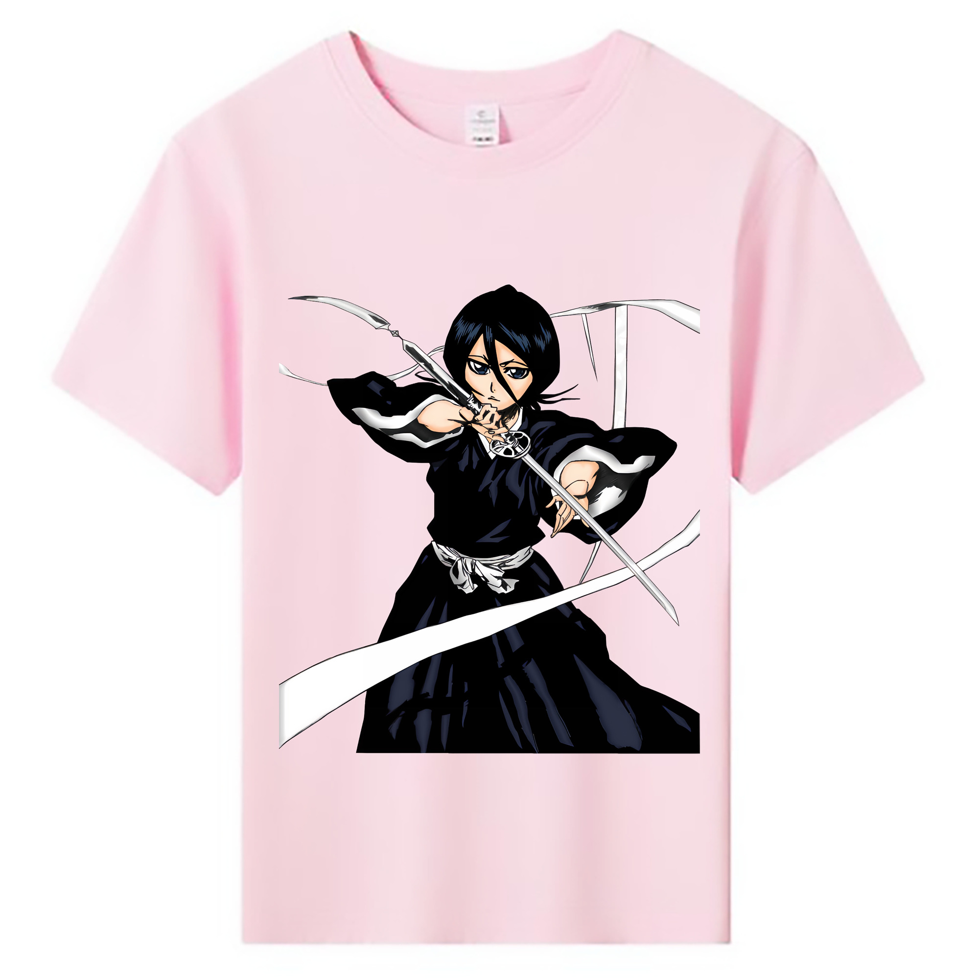 （画像用） ブリーチ 朽木ルキア BLEACH Kuchiki Rukia 綿100％キッズTシャツ（フロントプリント）