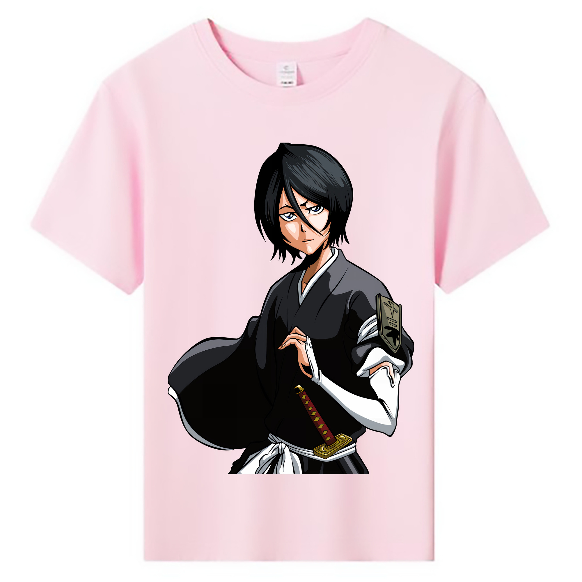 （画像用） ブリーチ 朽木ルキア BLEACH Kuchiki Rukia 綿100％キッズTシャツ（フロントプリント）
