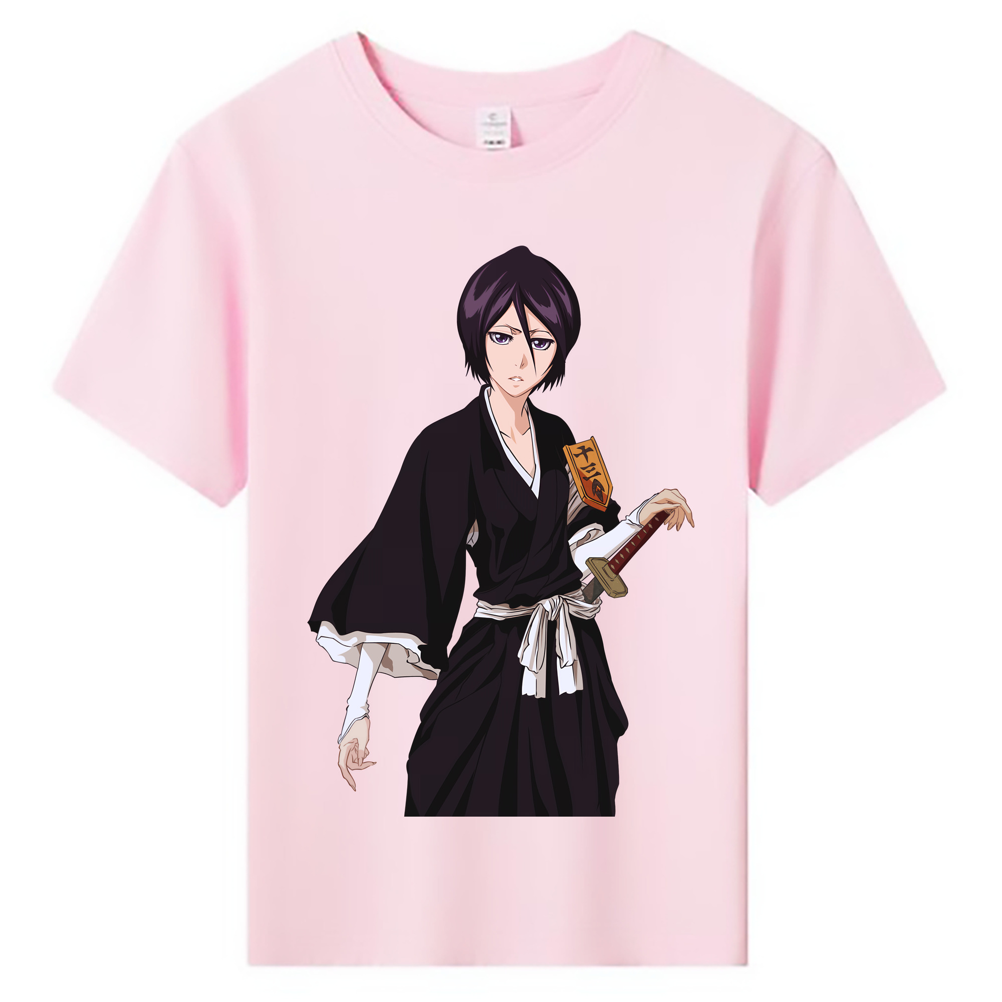 （画像用） ブリーチ 朽木ルキア BLEACH Kuchiki Rukia 綿100％キッズTシャツ（フロントプリント）