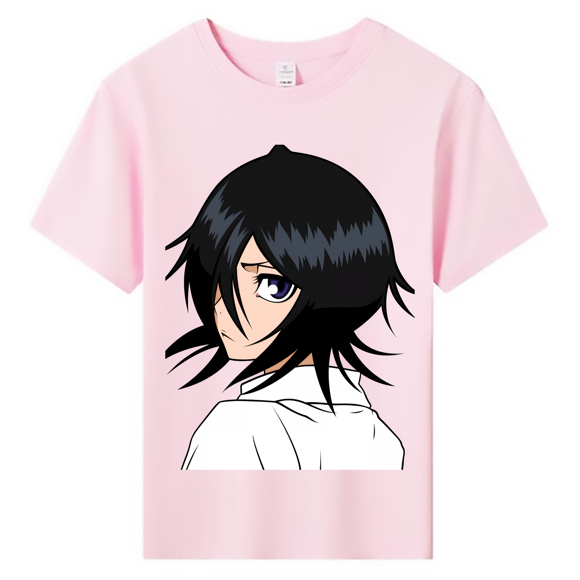 （画像用） ブリーチ 朽木ルキア BLEACH Kuchiki Rukia 綿100％キッズTシャツ（フロントプリント）