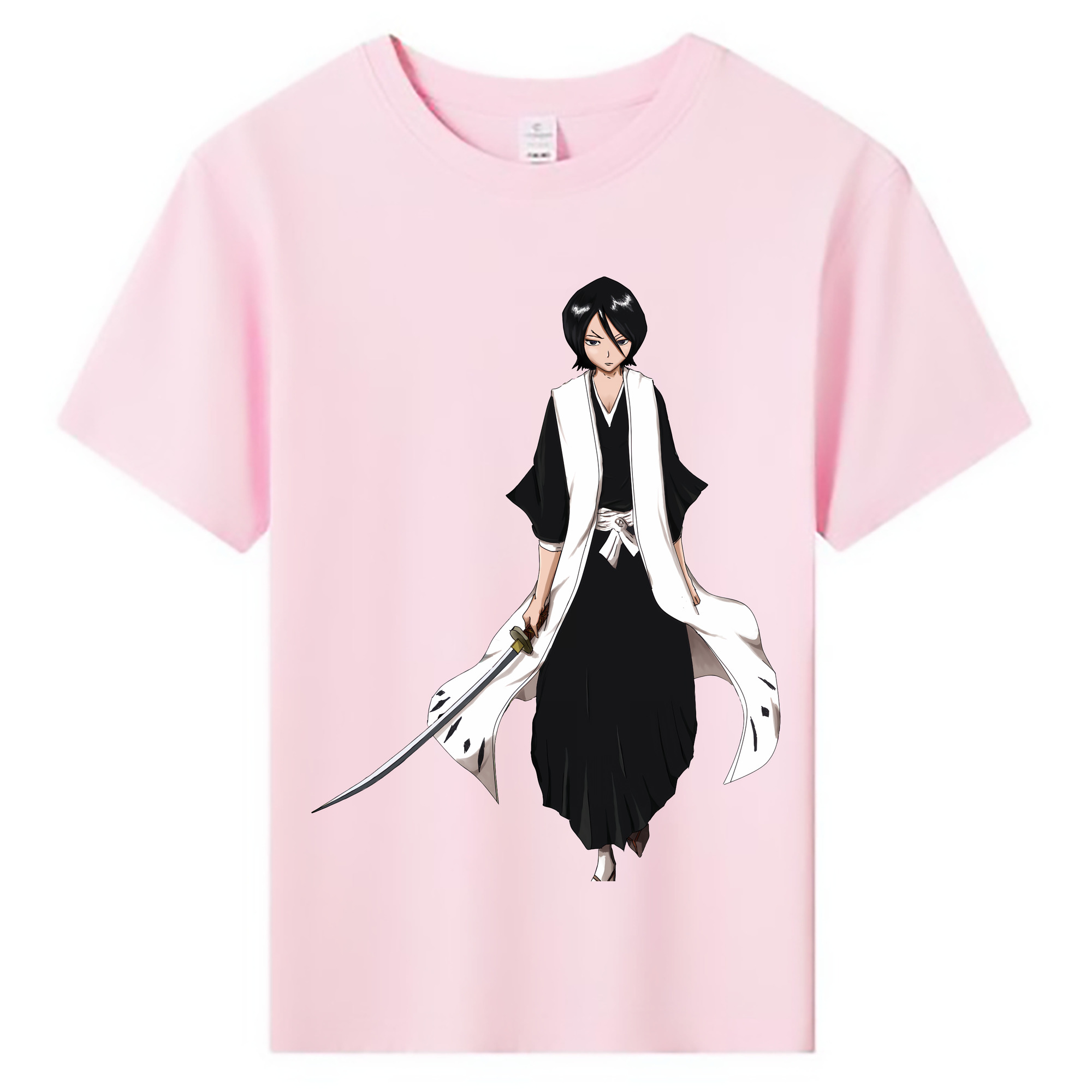 （画像用） ブリーチ 朽木ルキア BLEACH Kuchiki Rukia 綿100％キッズTシャツ（フロントプリント）