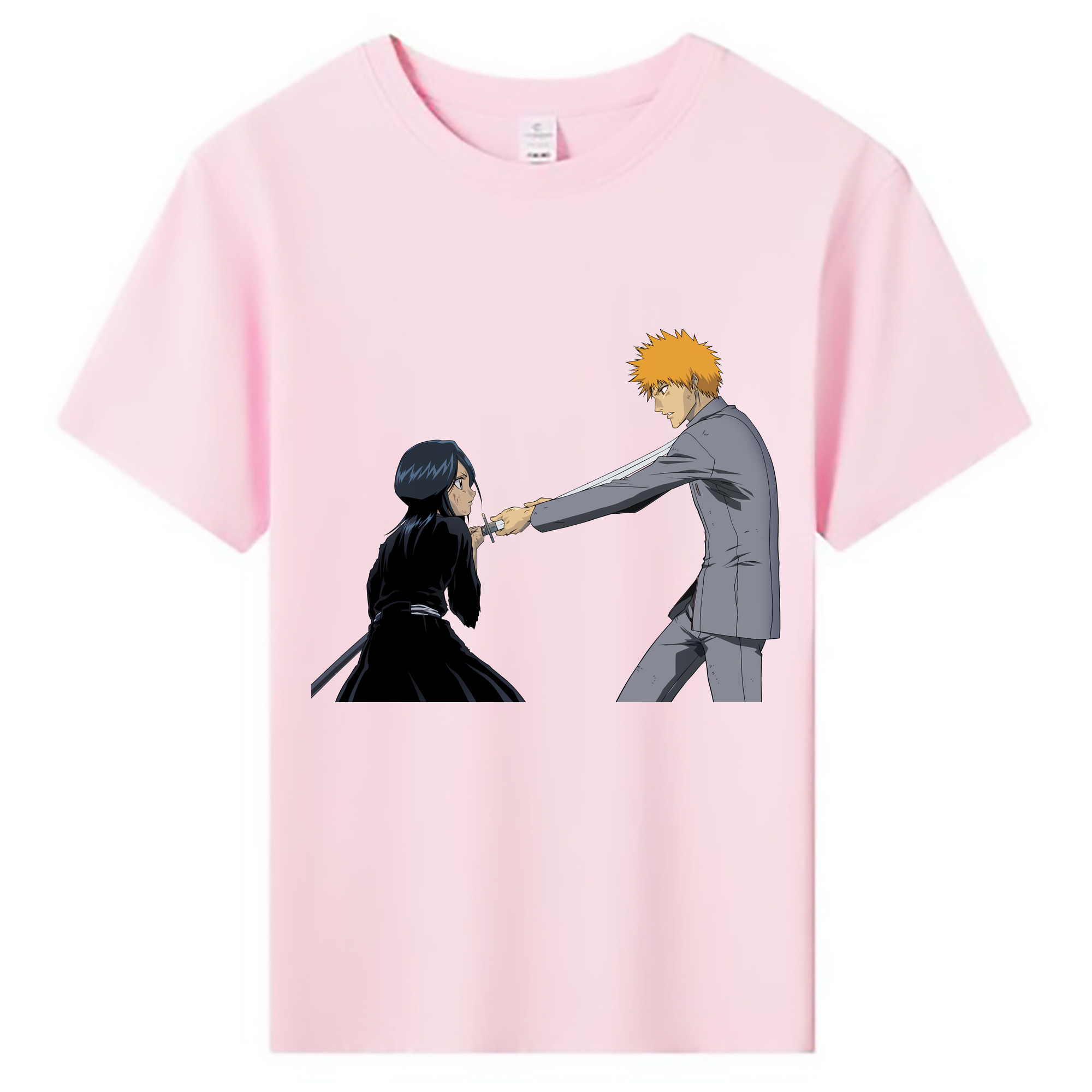 （画像用） ブリーチ 朽木ルキア BLEACH Kuchiki Rukia 綿100％キッズTシャツ（フロントプリント）