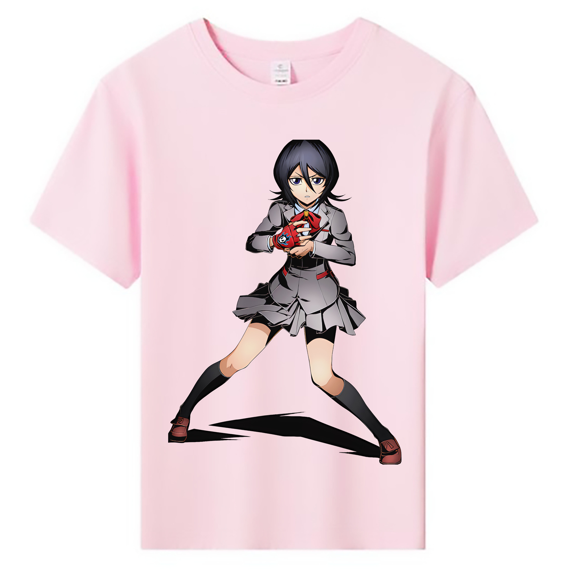 （画像用） ブリーチ 朽木ルキア BLEACH Kuchiki Rukia 綿100％キッズTシャツ（フロントプリント）