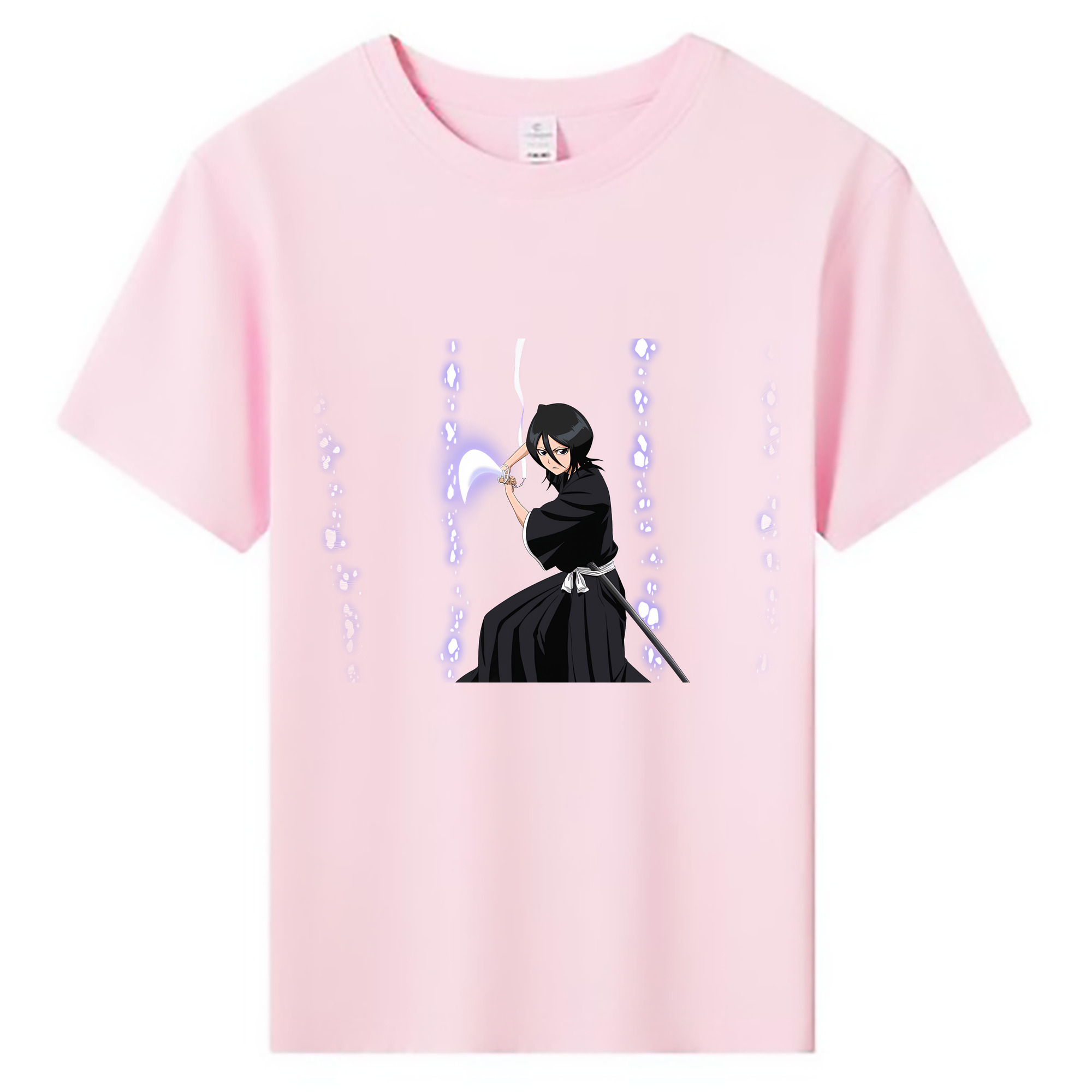 （画像用） ブリーチ 朽木ルキア BLEACH Kuchiki Rukia 綿100％キッズTシャツ（フロントプリント）