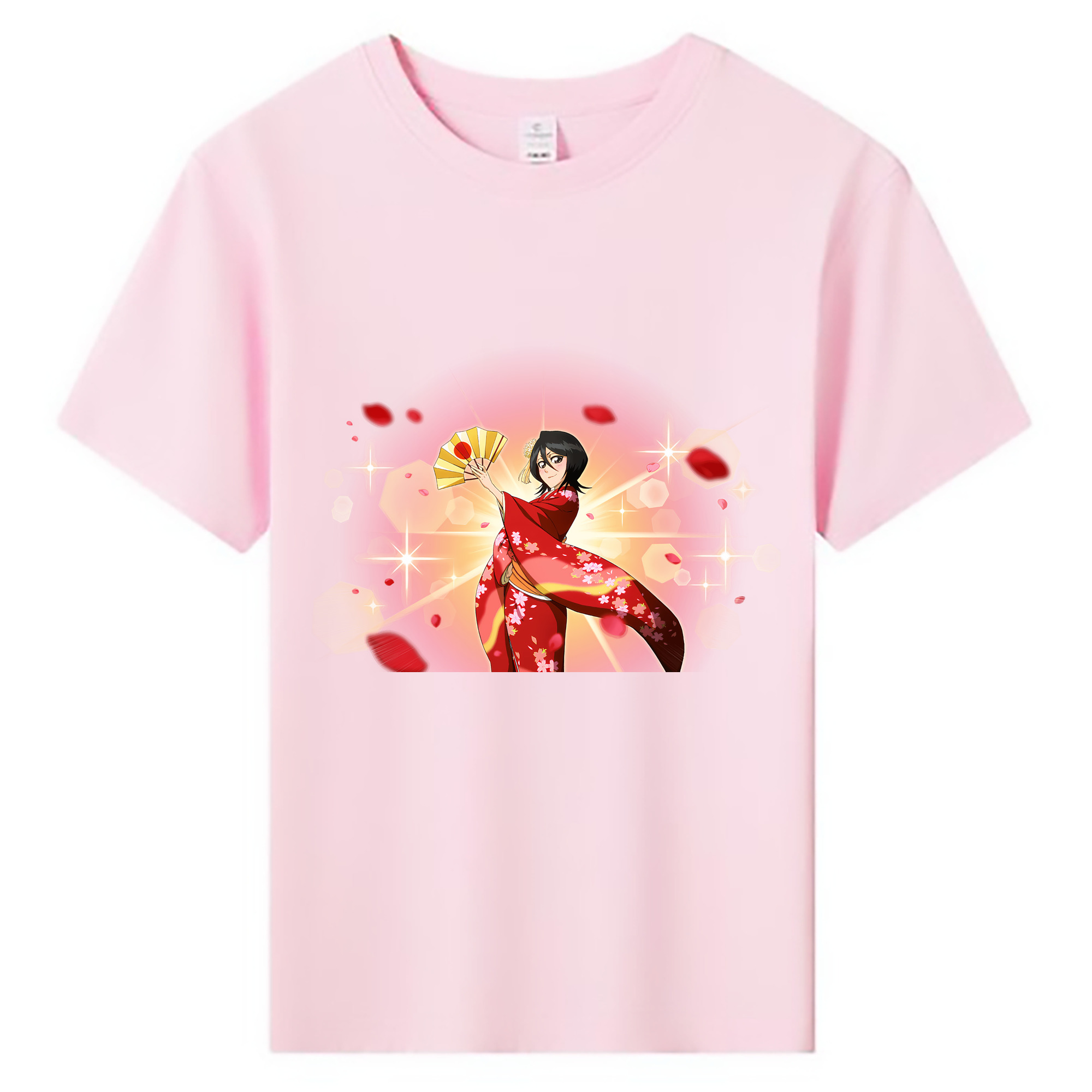 （画像用） ブリーチ 朽木ルキア BLEACH Kuchiki Rukia 綿100％キッズTシャツ（フロントプリント）