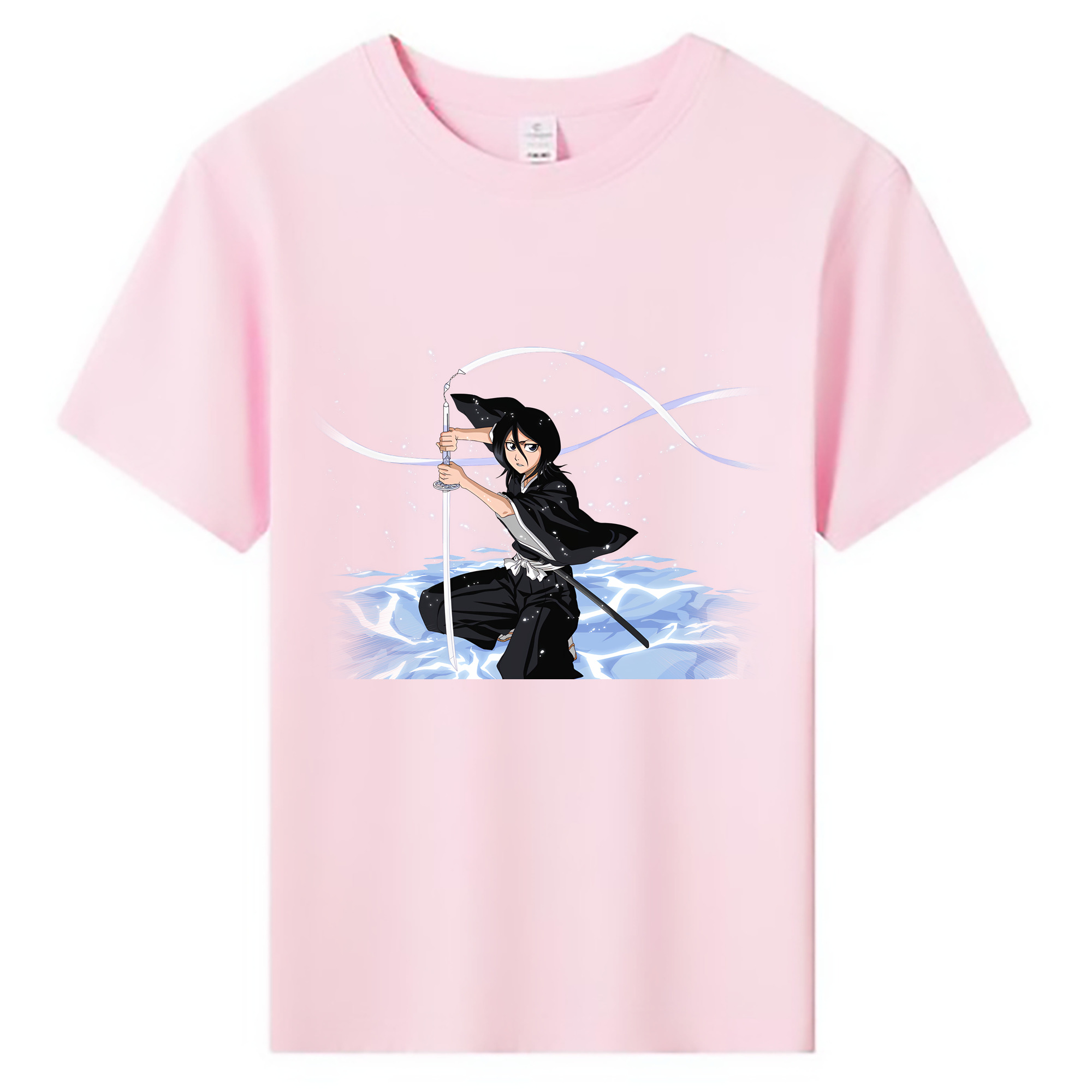 （画像用） ブリーチ 朽木ルキア BLEACH Kuchiki Rukia 綿100％キッズTシャツ（フロントプリント）