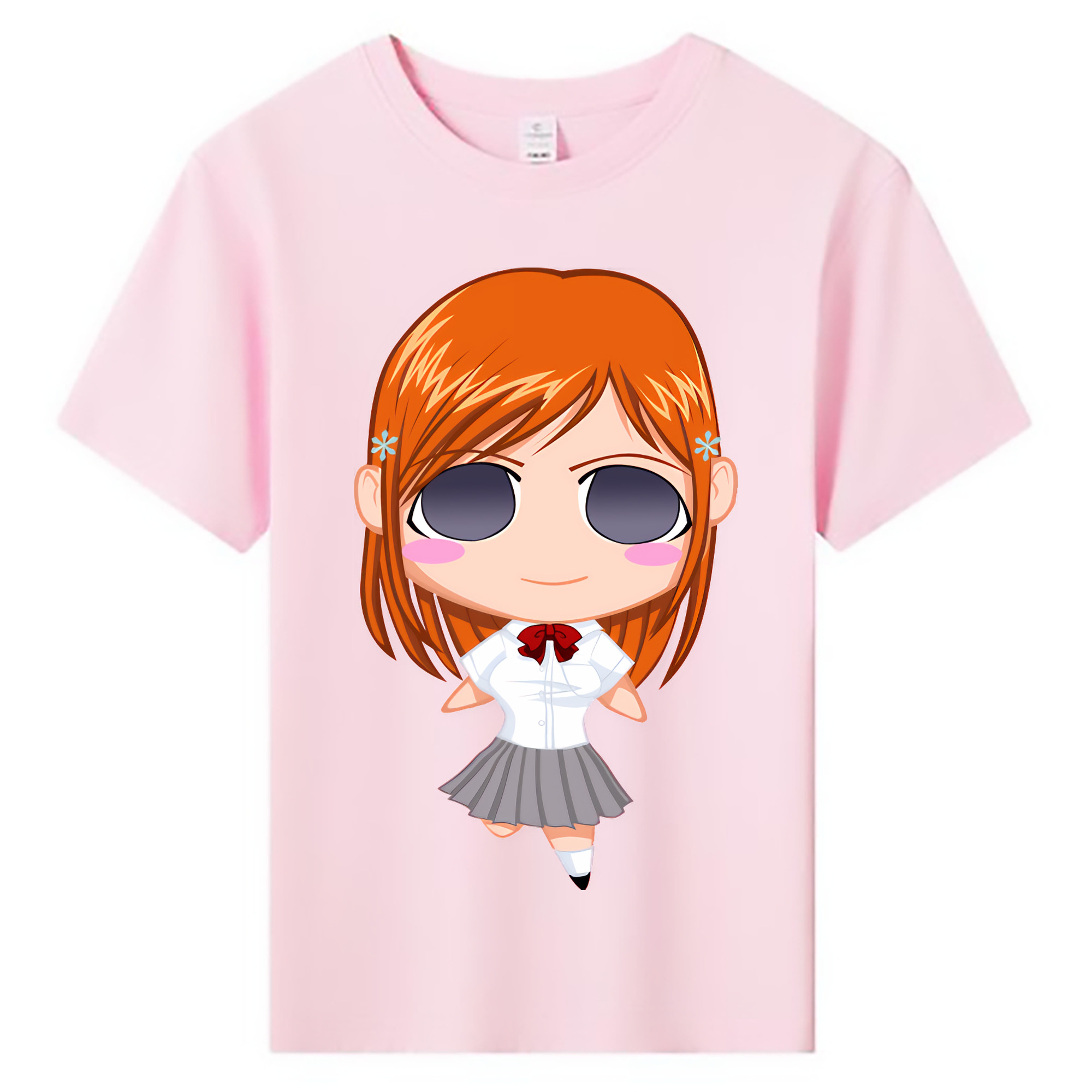 （画像用） ブリーチ 井上織姫（いのうえおりひめ） BLEACH Inoue Orihime 綿100％キッズTシャツ（フロントプリント）