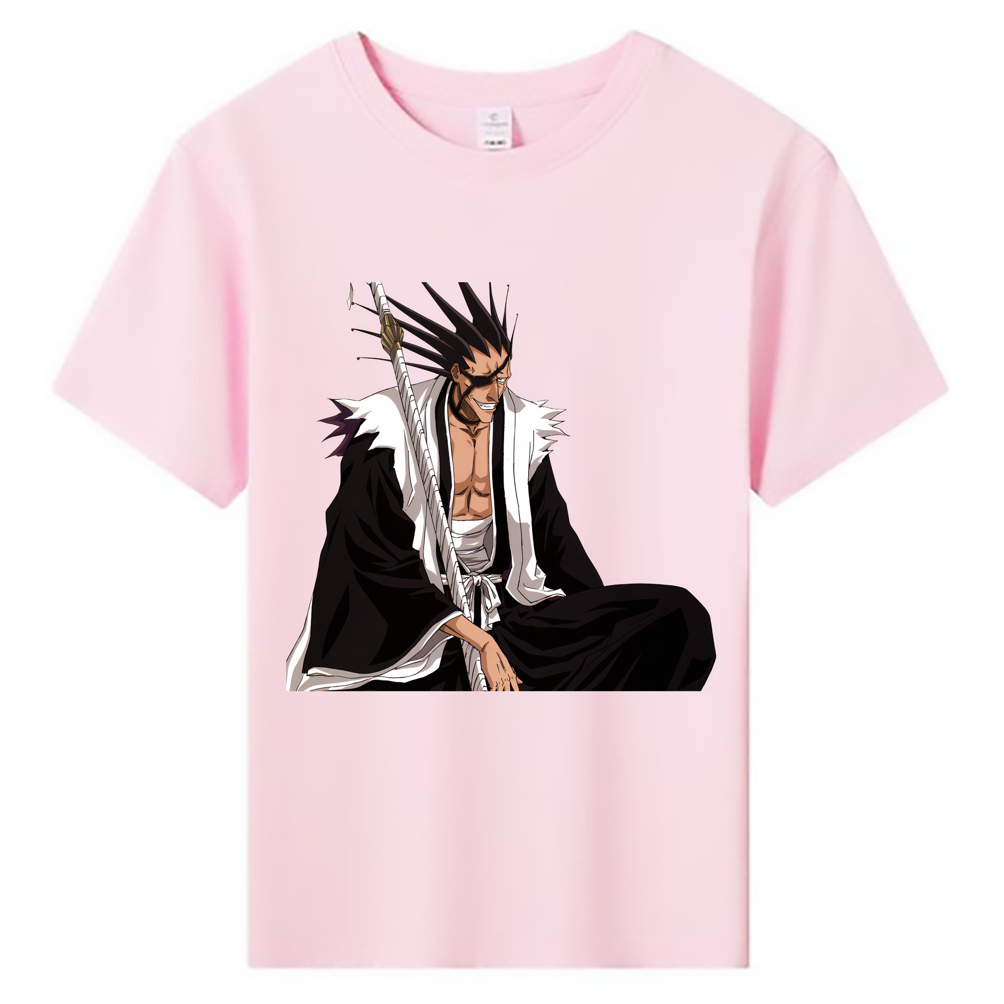 （画像用） ブリーチ ざらき けんぱち BLEACH Zaraki Kenpachi 綿100％キッズTシャツ（フロントプリント）