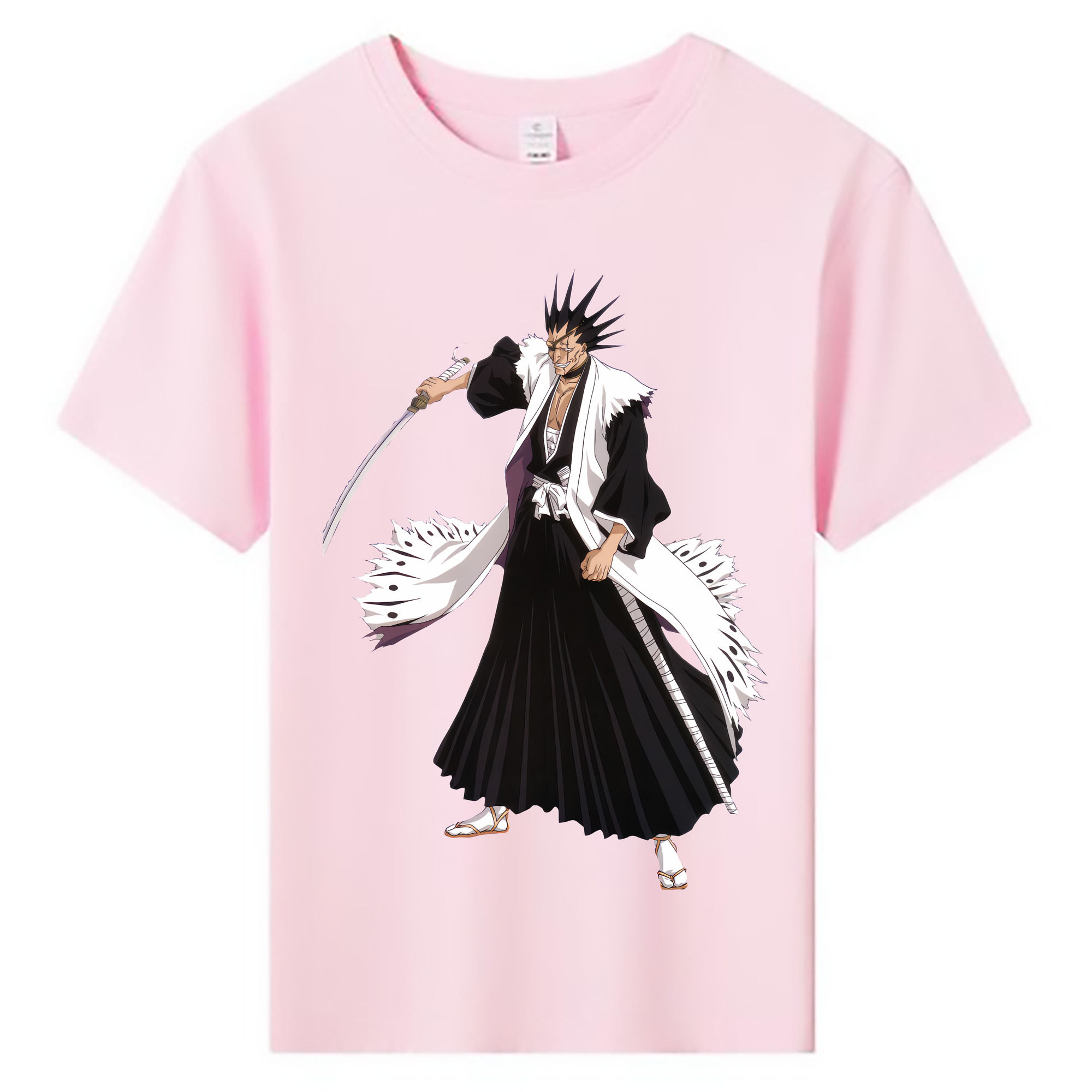 （画像用） ブリーチ ざらき けんぱち BLEACH Zaraki Kenpachi 綿100％キッズTシャツ（フロントプリント）