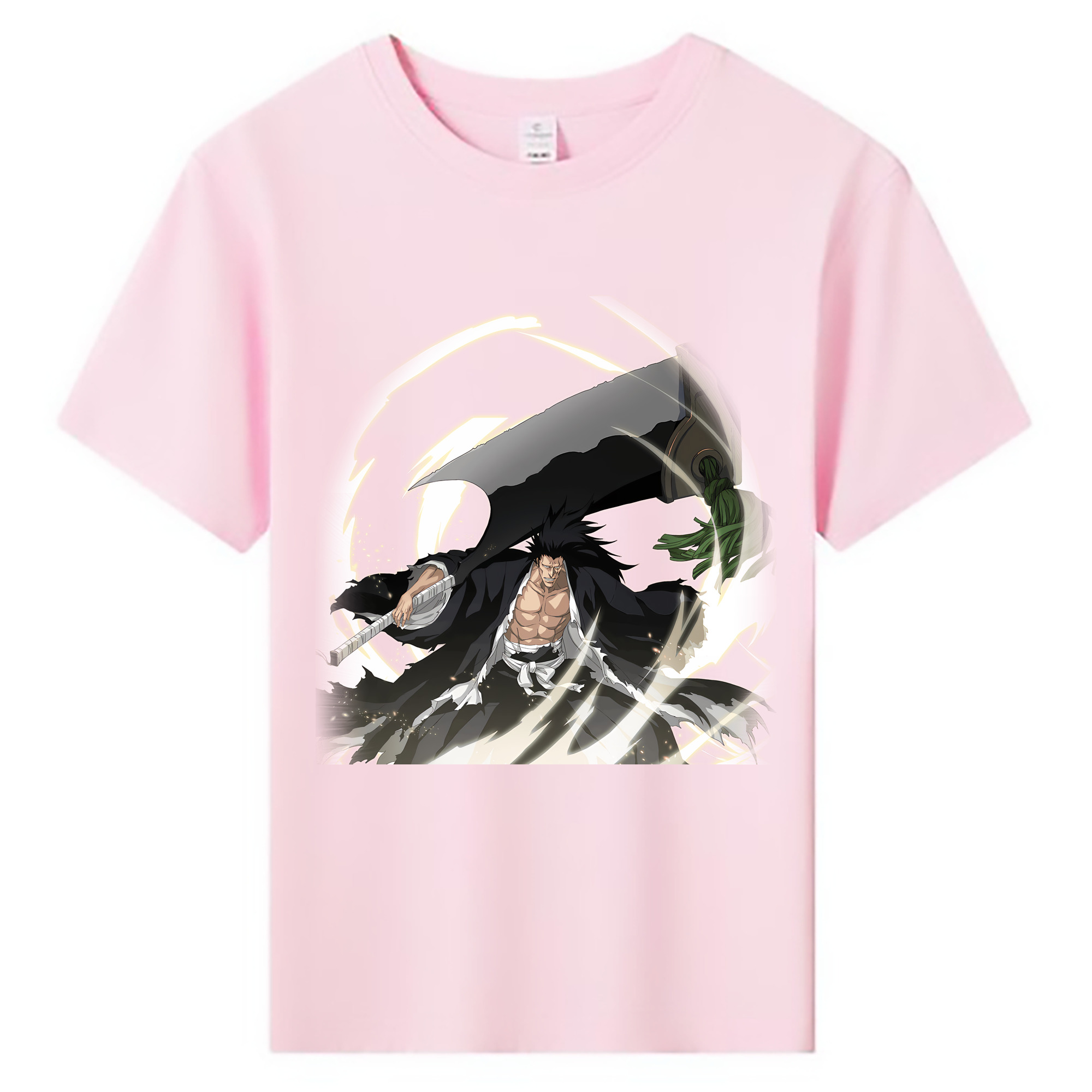 （画像用） ブリーチ ざらき けんぱち BLEACH Zaraki Kenpachi 綿100％キッズTシャツ（フロントプリント）
