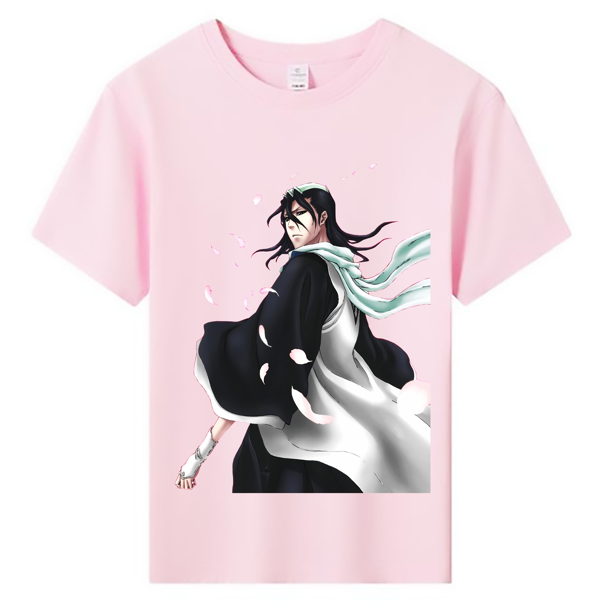 （画像用） ブリーチ くちき びゃくや BLEACH Kuchiki Byakuya 綿100％キッズTシャツ（フロントプリント）