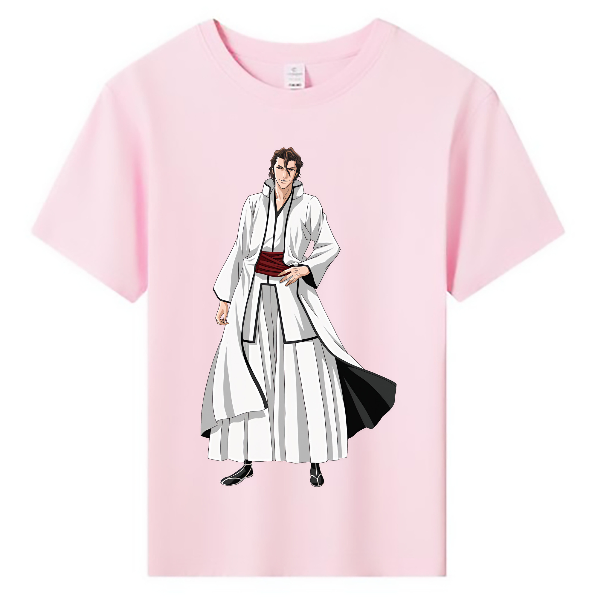 （画像用） ブリーチ 藍染 惣右介（あいぜん そうすけ） BLEACH Aizen Sousuke 綿100％キッズTシャツ（フロントプリント）