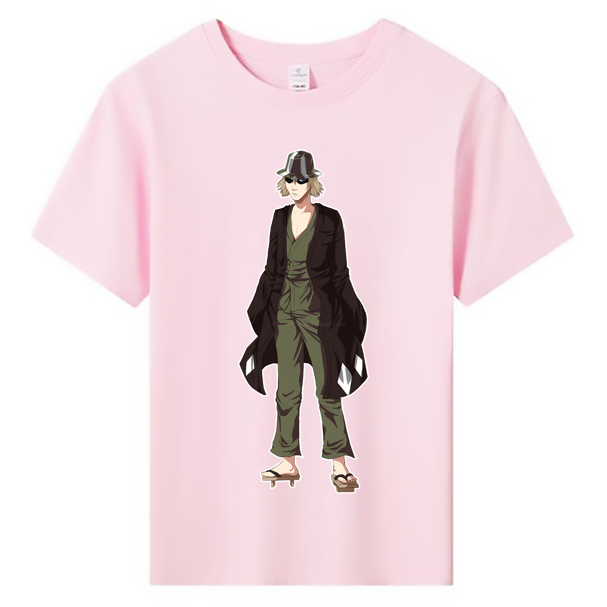 （画像用） "ブリーチ 浦原 喜助（うらはら きすけ） BLEACH Urahara Kisuke " 綿100％キッズTシャツ（フロントプリント）