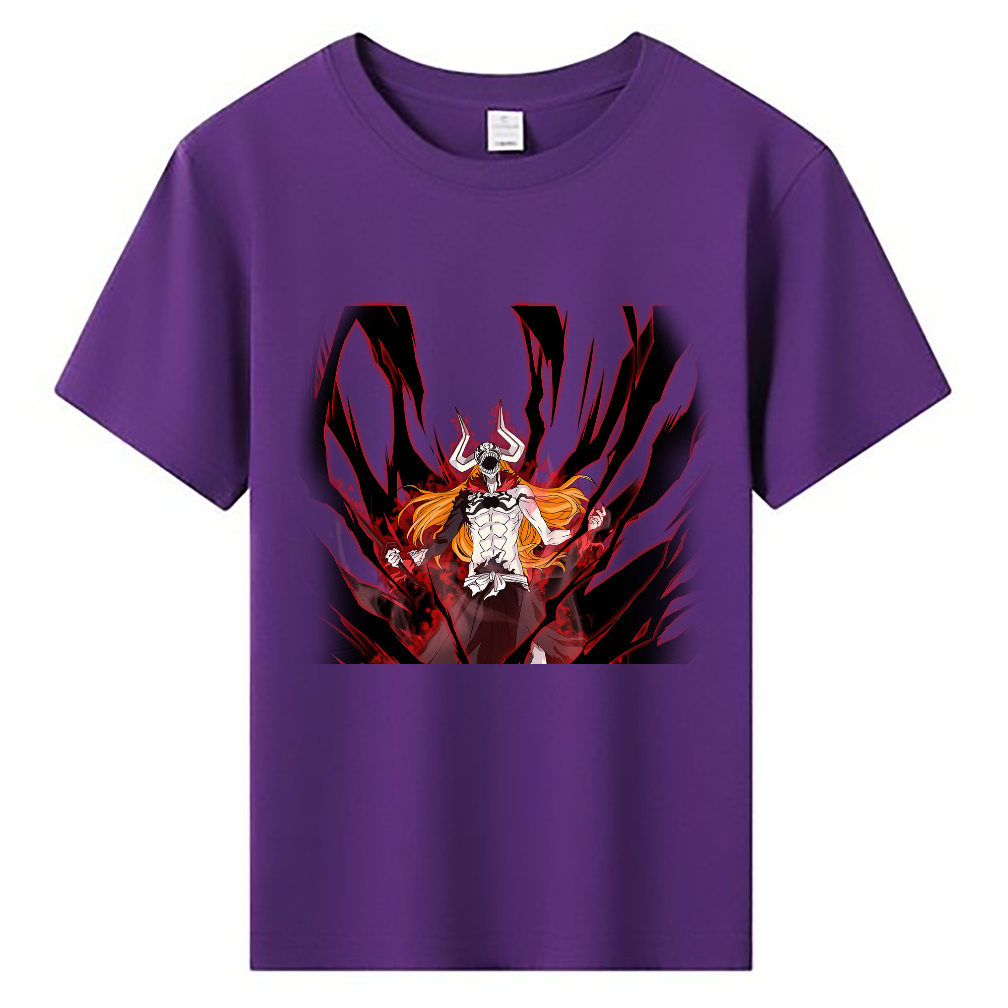 （画像用） ブリーチ 黒崎一護（くろさき いちご）BLEACH Kurosaki Ichigo 綿100％キッズTシャツ（フロントプリント）