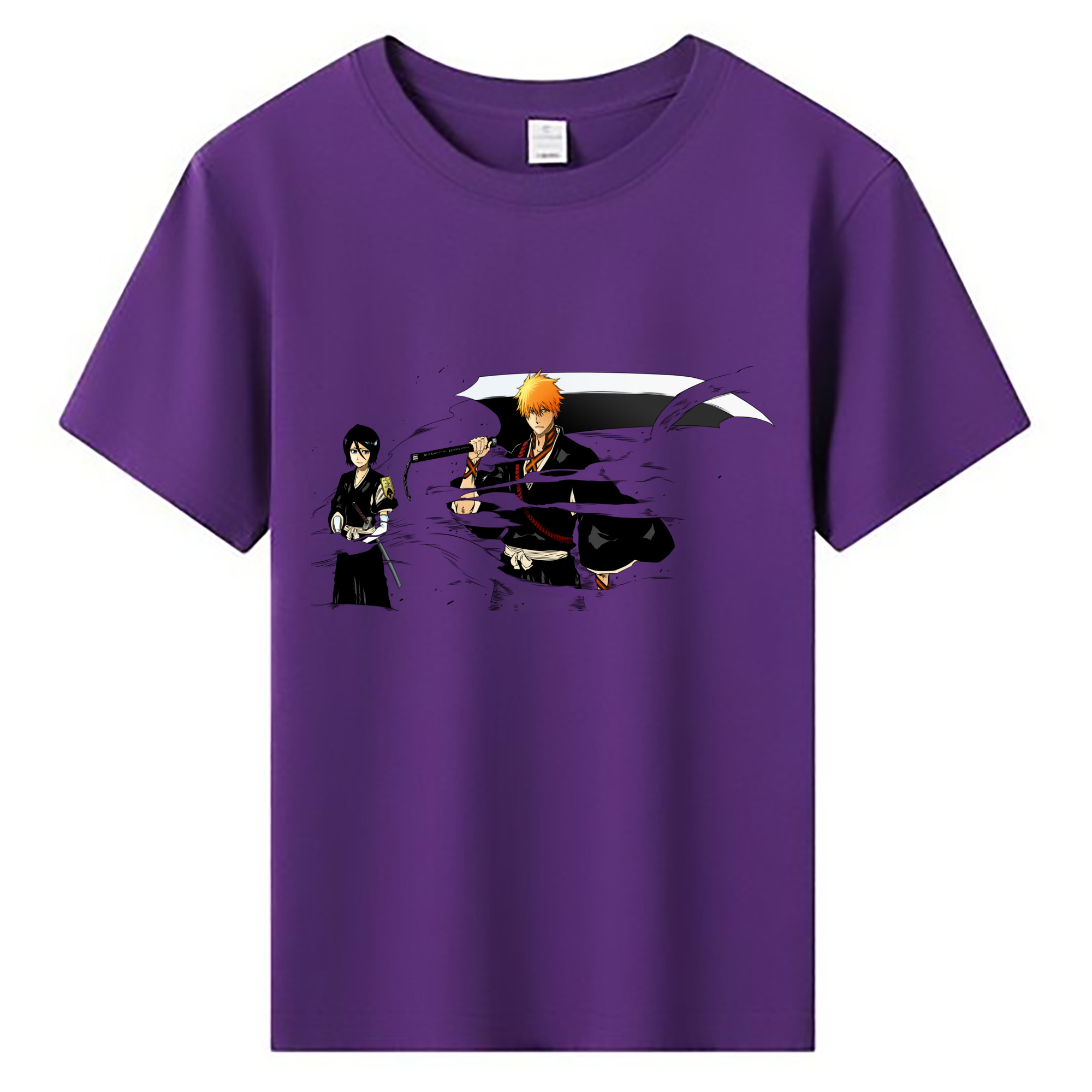 （画像用） ブリーチ 黒崎一護（くろさき いちご）BLEACH Kurosaki Ichigo 綿100％キッズTシャツ（フロントプリント）