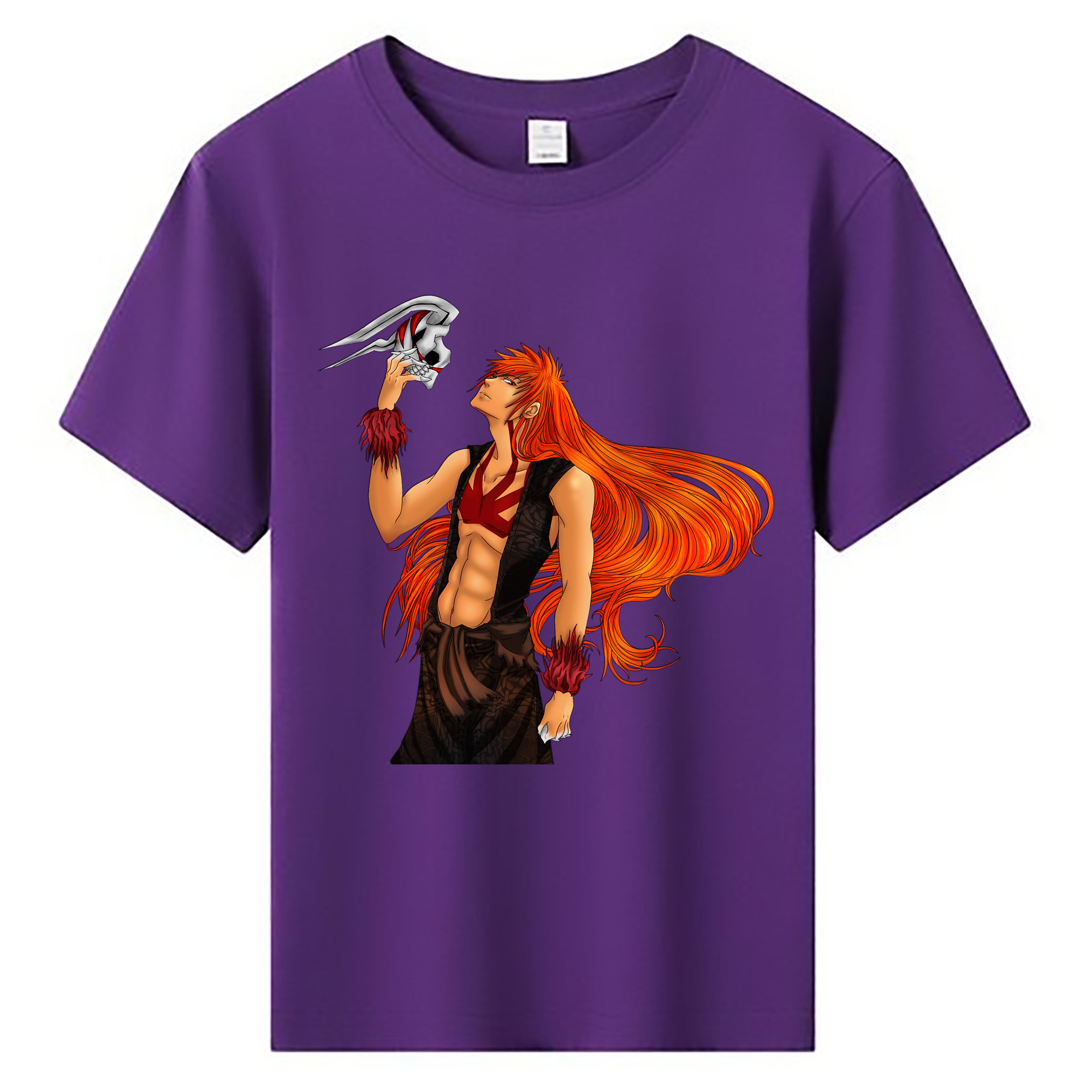 （画像用） ブリーチ 黒崎一護（くろさき いちご）BLEACH Kurosaki Ichigo 綿100％キッズTシャツ（フロントプリント）