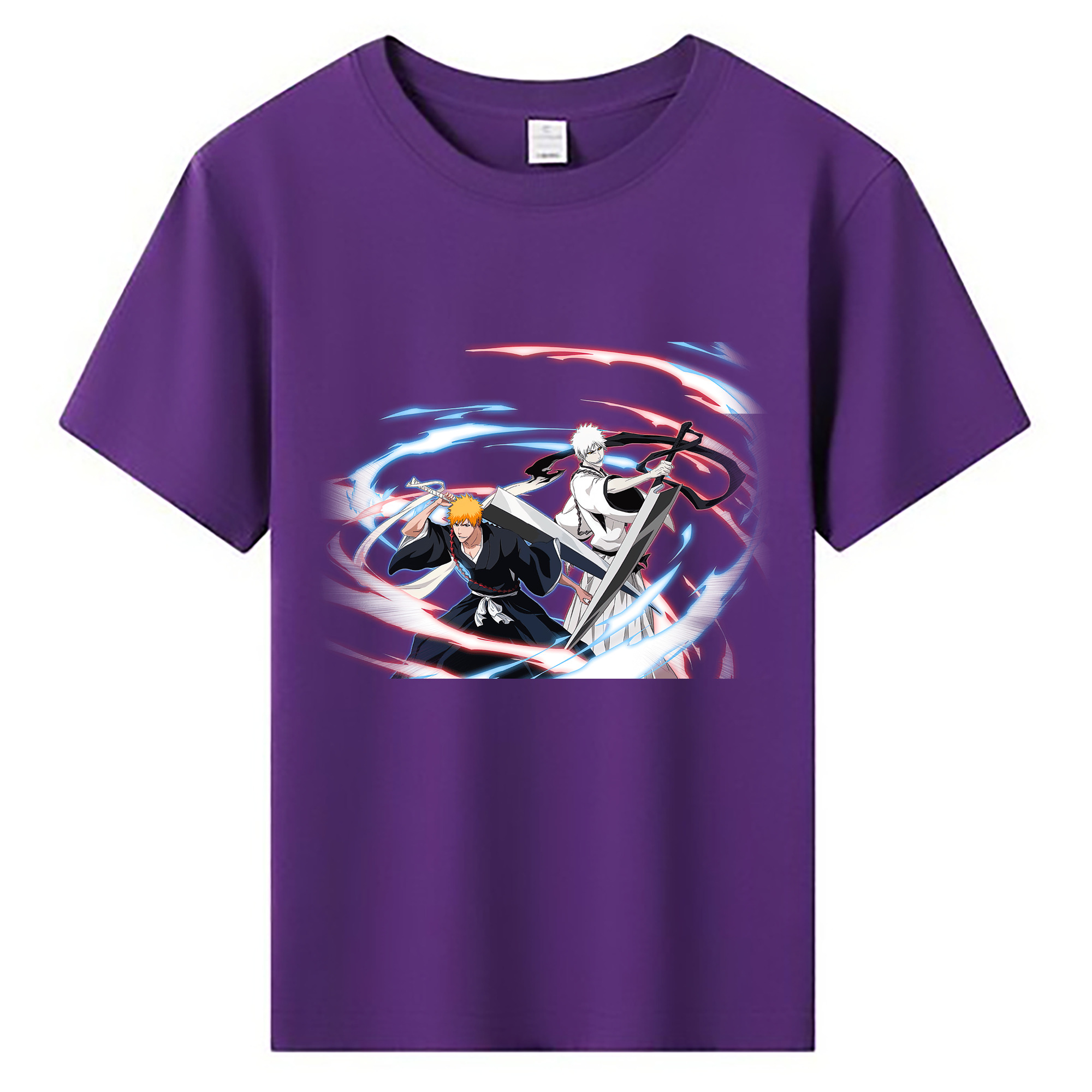 （画像用） ブリーチ 黒崎一護（くろさき いちご）BLEACH Kurosaki Ichigo 綿100％キッズTシャツ（フロントプリント）