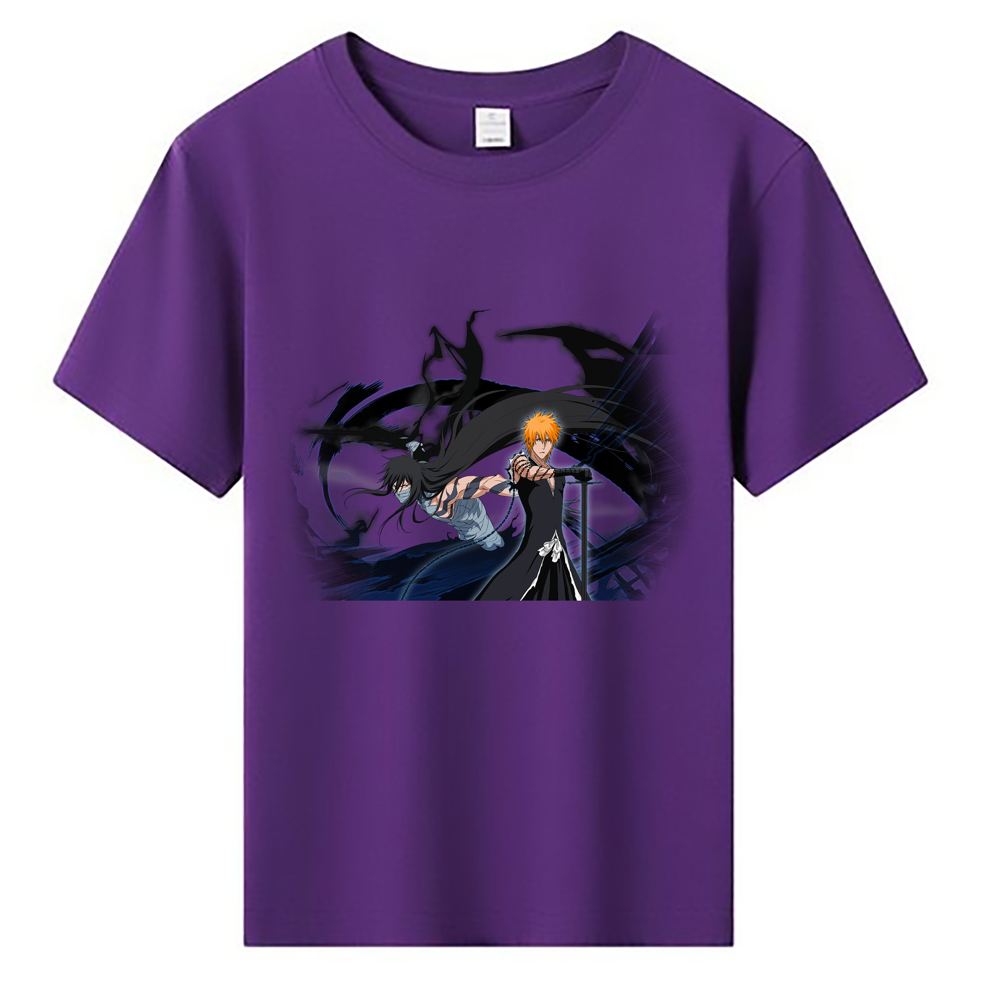 （画像用） ブリーチ 黒崎一護（くろさき いちご）BLEACH Kurosaki Ichigo 綿100％キッズTシャツ（フロントプリント）