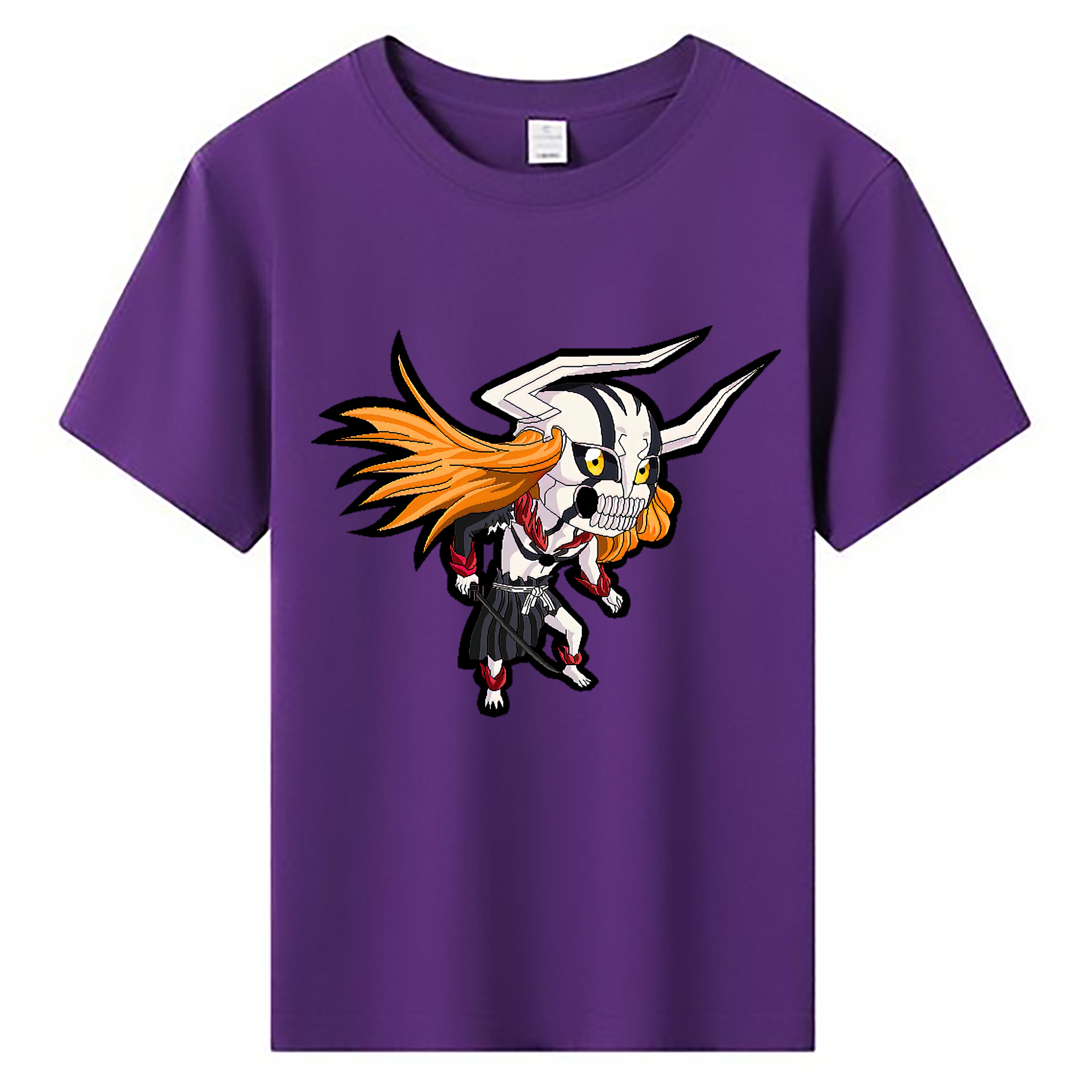 （画像用） ブリーチ 黒崎一護（くろさき いちご）BLEACH Kurosaki Ichigo 綿100％キッズTシャツ（フロントプリント）