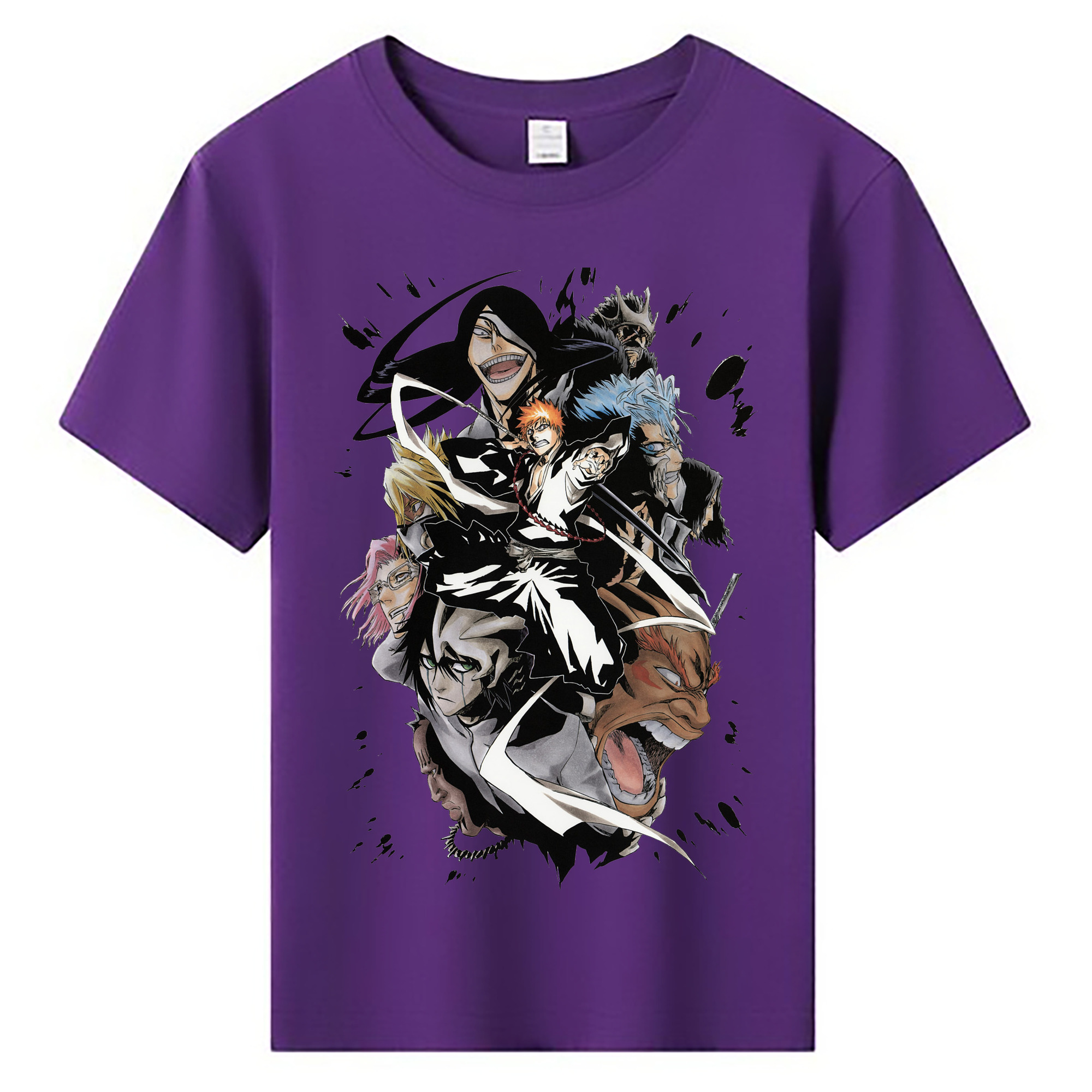 （画像用） ブリーチ 黒崎一護（くろさき いちご）BLEACH Kurosaki Ichigo 綿100％キッズTシャツ（フロントプリント）