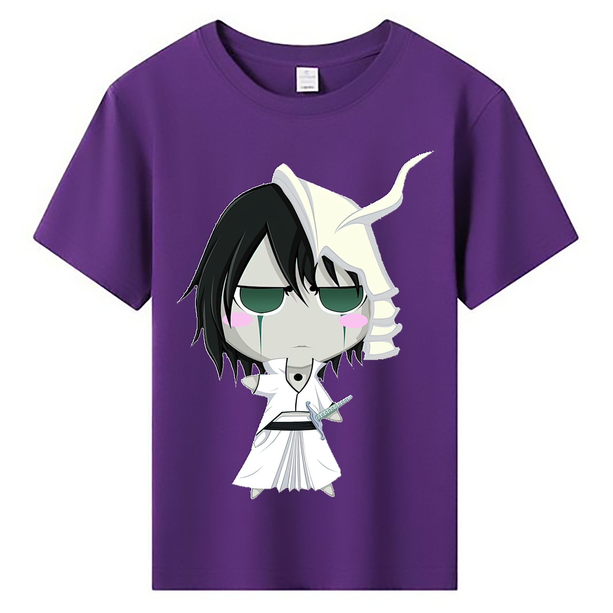 （画像用） ブリーチ ウルキオラ·シファー BLEACH Ulquiorra cifer 綿100％キッズTシャツ（フロントプリント）