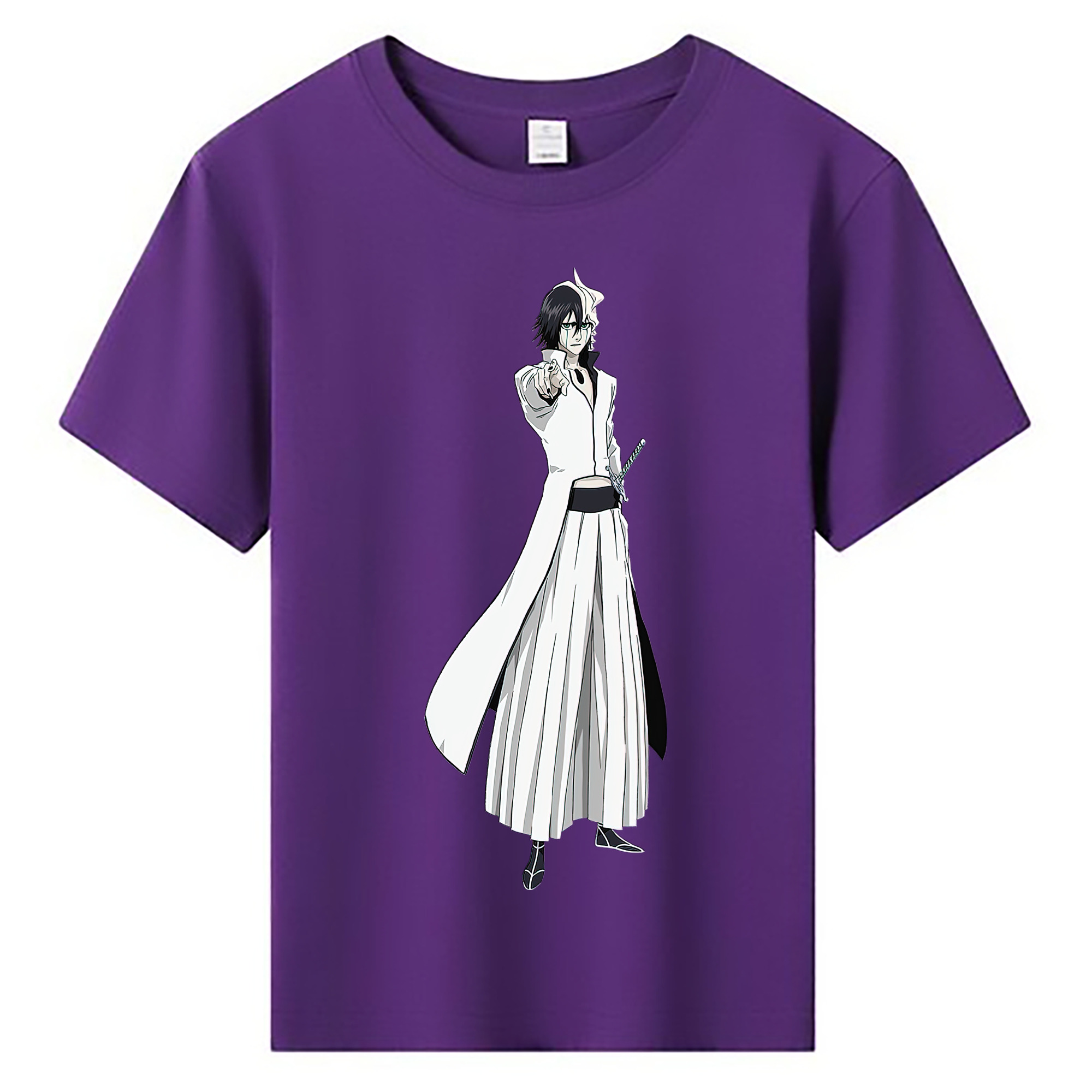 （画像用） ブリーチ ウルキオラ·シファー BLEACH Ulquiorra cifer 綿100％キッズTシャツ（フロントプリント）