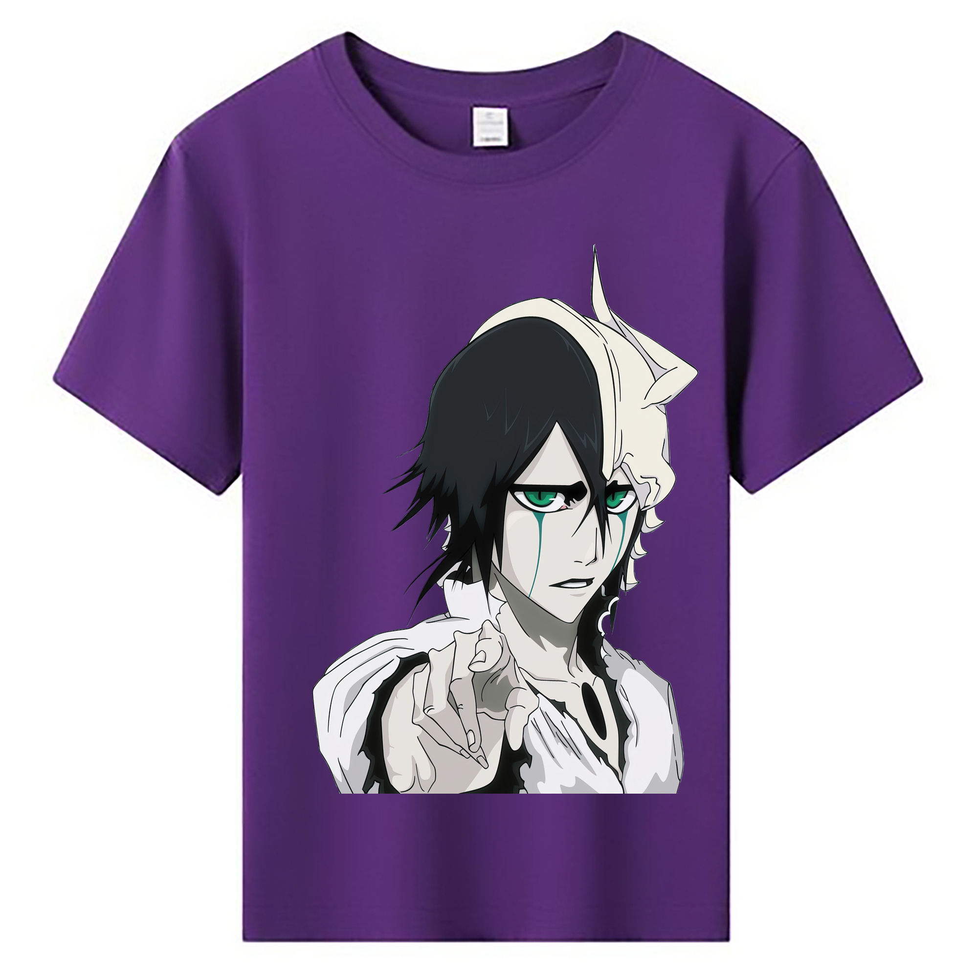 （画像用） ブリーチ ウルキオラ·シファー BLEACH Ulquiorra cifer 綿100％キッズTシャツ（フロントプリント）