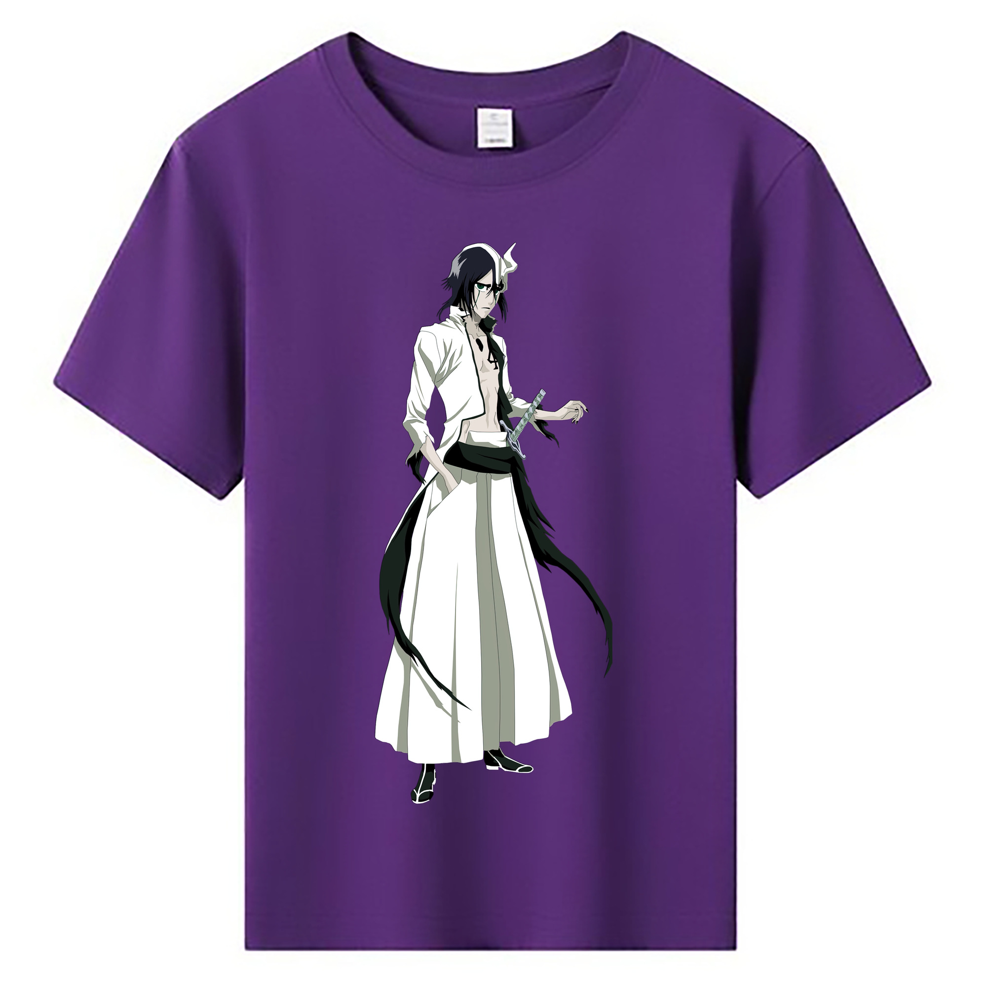 （画像用） ブリーチ ウルキオラ·シファー BLEACH Ulquiorra cifer 綿100％キッズTシャツ（フロントプリント）