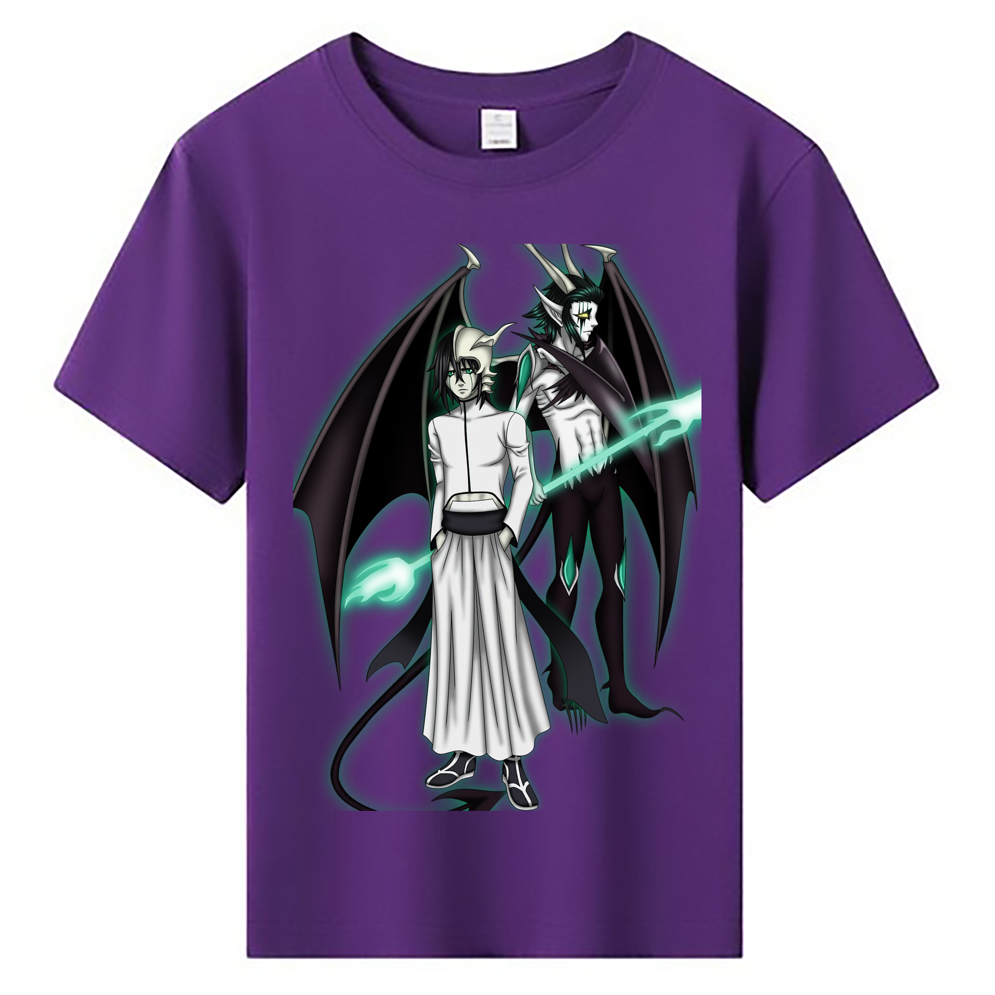 （画像用） ブリーチ ウルキオラ·シファー BLEACH Ulquiorra cifer 綿100％キッズTシャツ（フロントプリント）