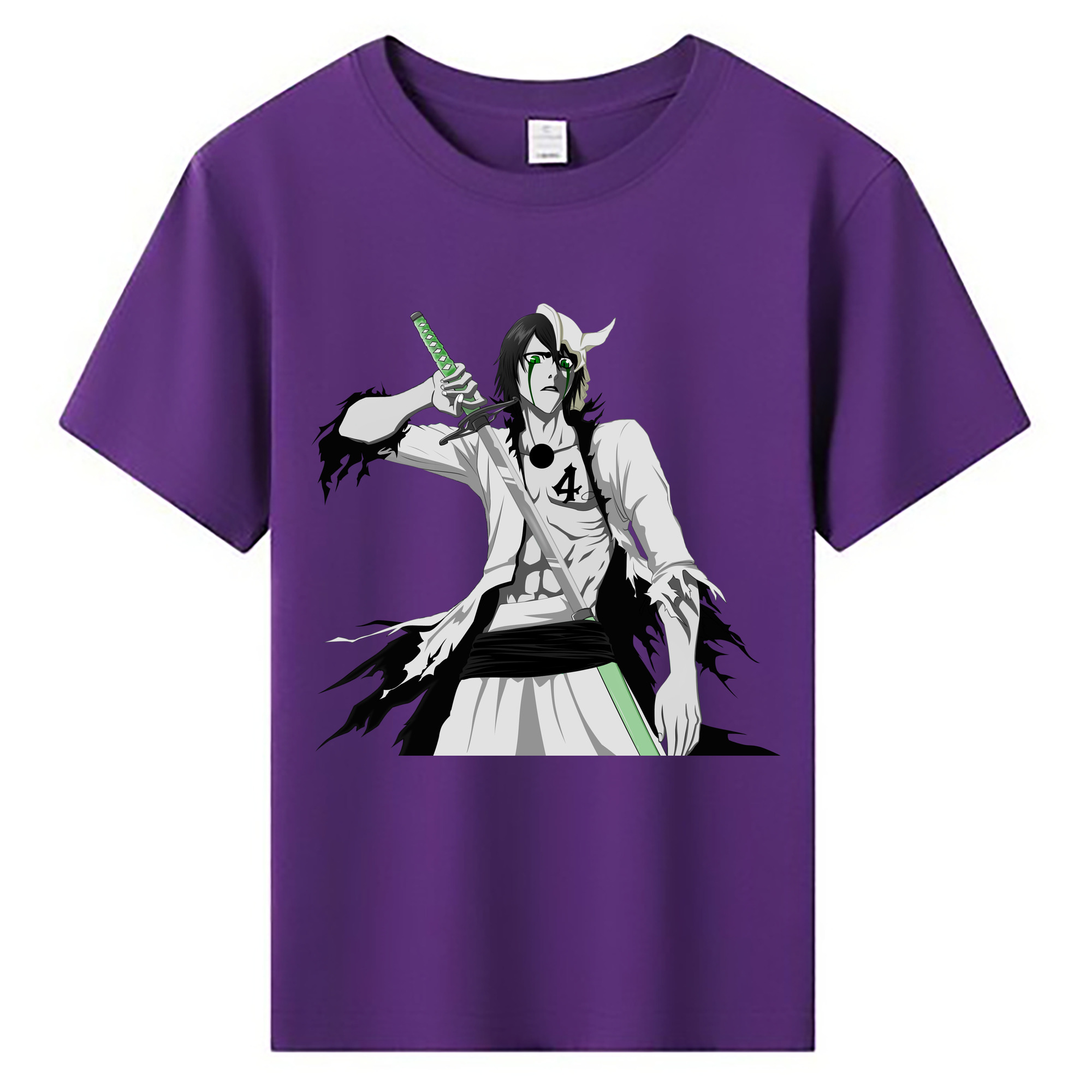 （画像用） ブリーチ ウルキオラ·シファー BLEACH Ulquiorra cifer 綿100％キッズTシャツ（フロントプリント）