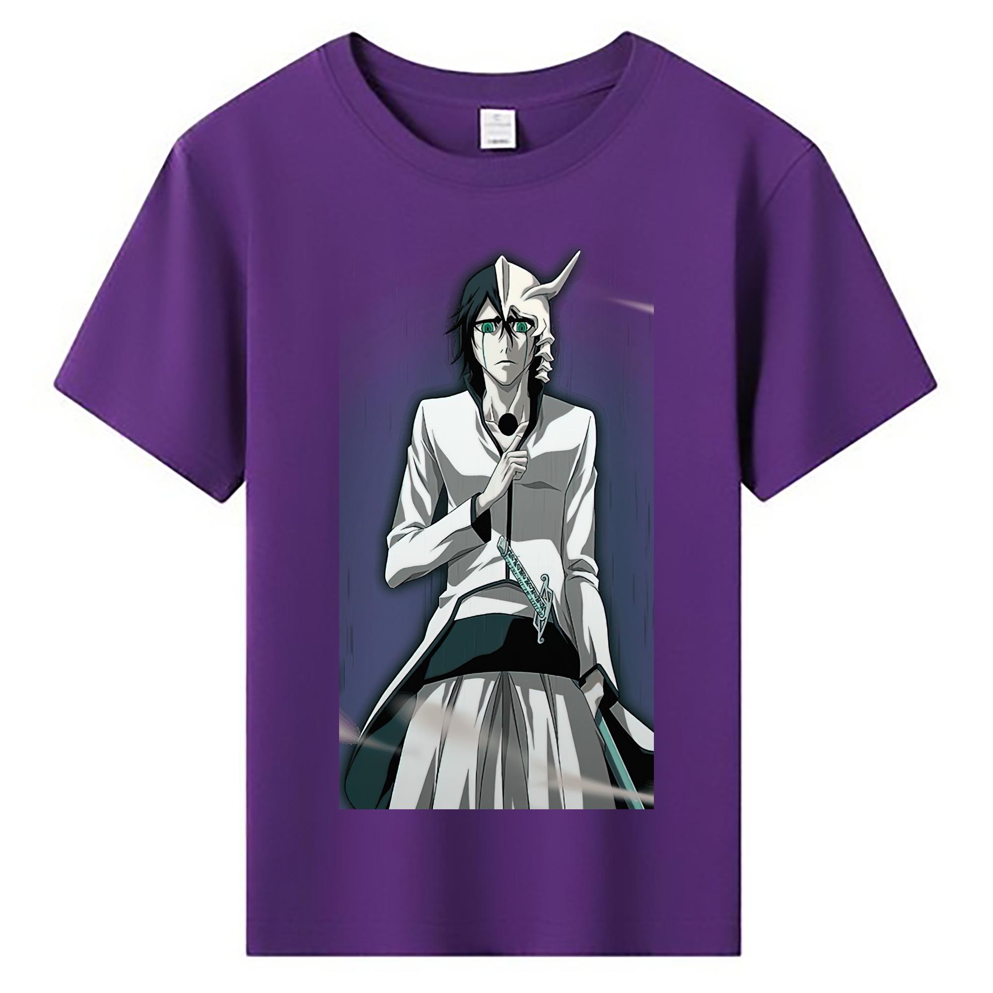 （画像用） ブリーチ ウルキオラ·シファー BLEACH Ulquiorra cifer 綿100％キッズTシャツ（フロントプリント）