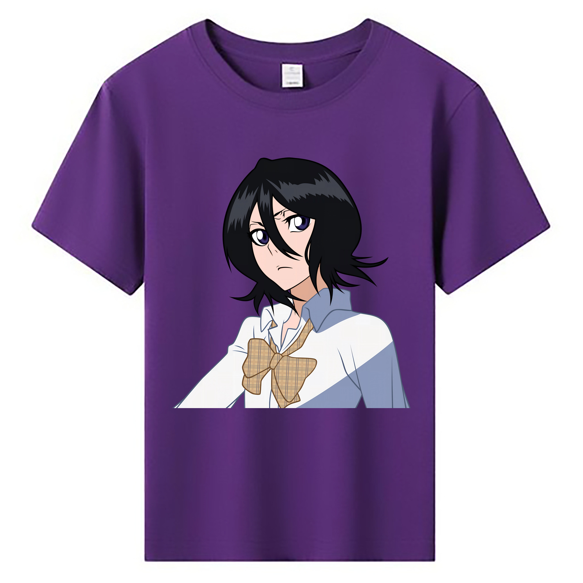 （画像用） ブリーチ 朽木ルキア BLEACH Kuchiki Rukia 綿100％キッズTシャツ（フロントプリント）