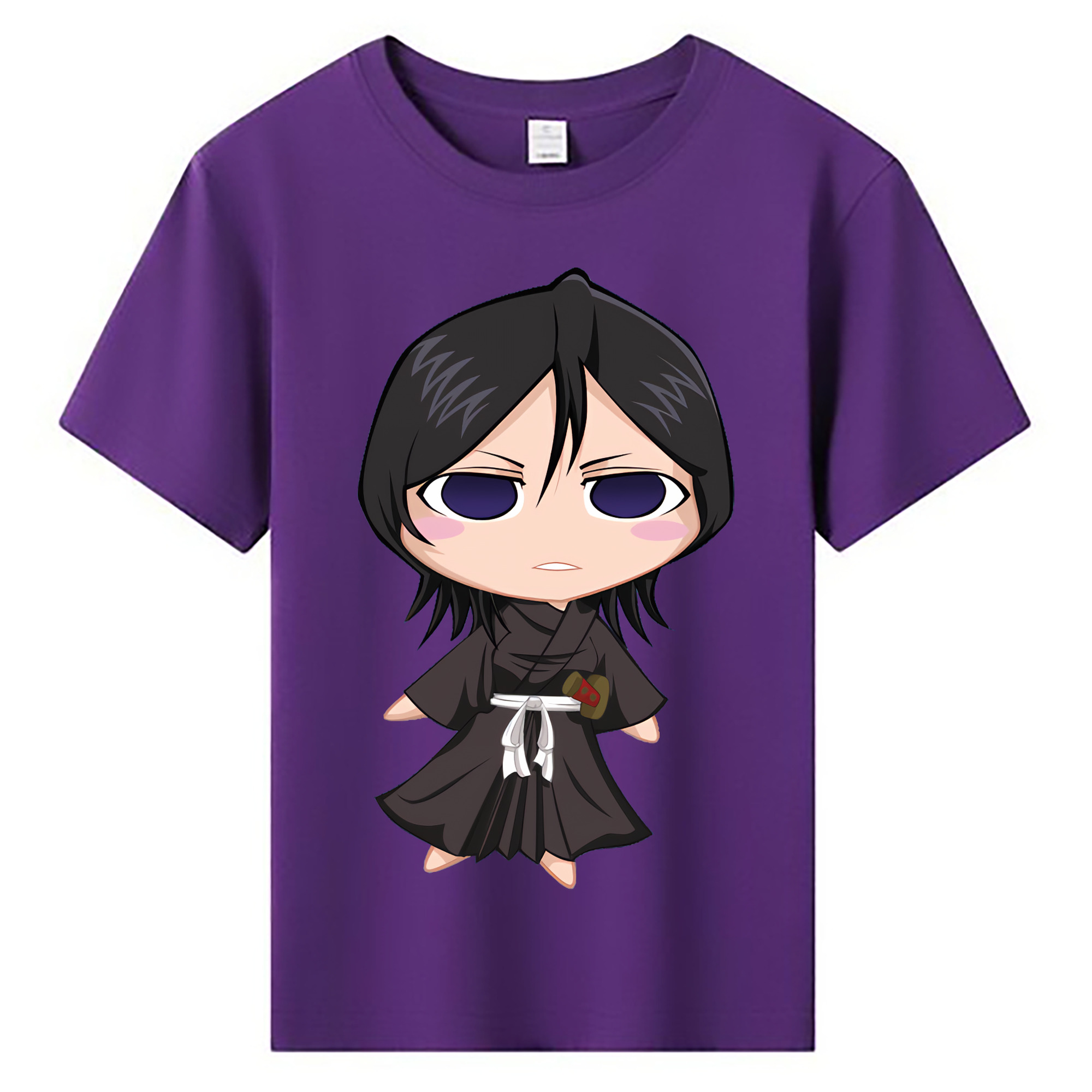 （画像用） ブリーチ 朽木ルキア BLEACH Kuchiki Rukia 綿100％キッズTシャツ（フロントプリント）