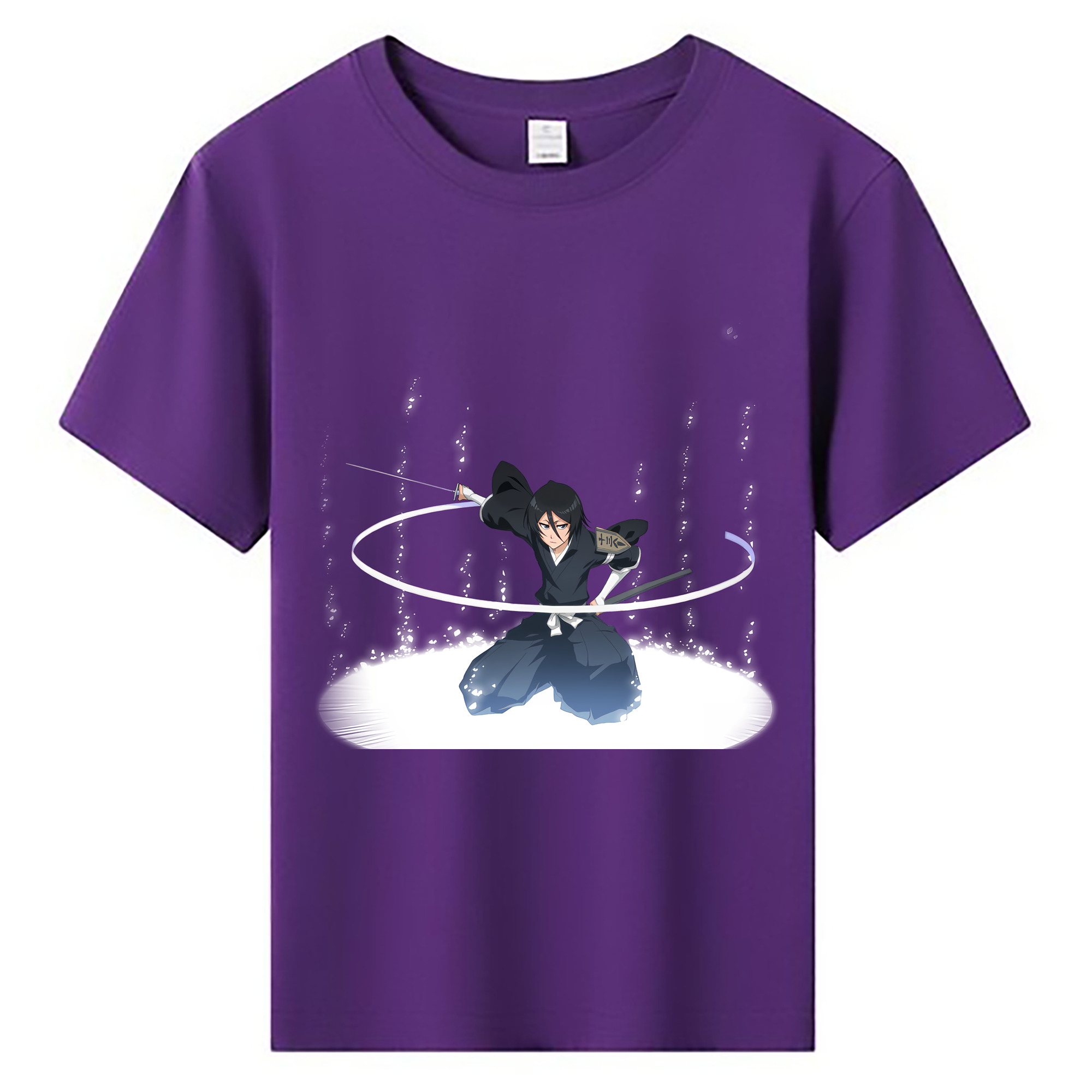 （画像用） ブリーチ 朽木ルキア BLEACH Kuchiki Rukia 綿100％キッズTシャツ（フロントプリント）