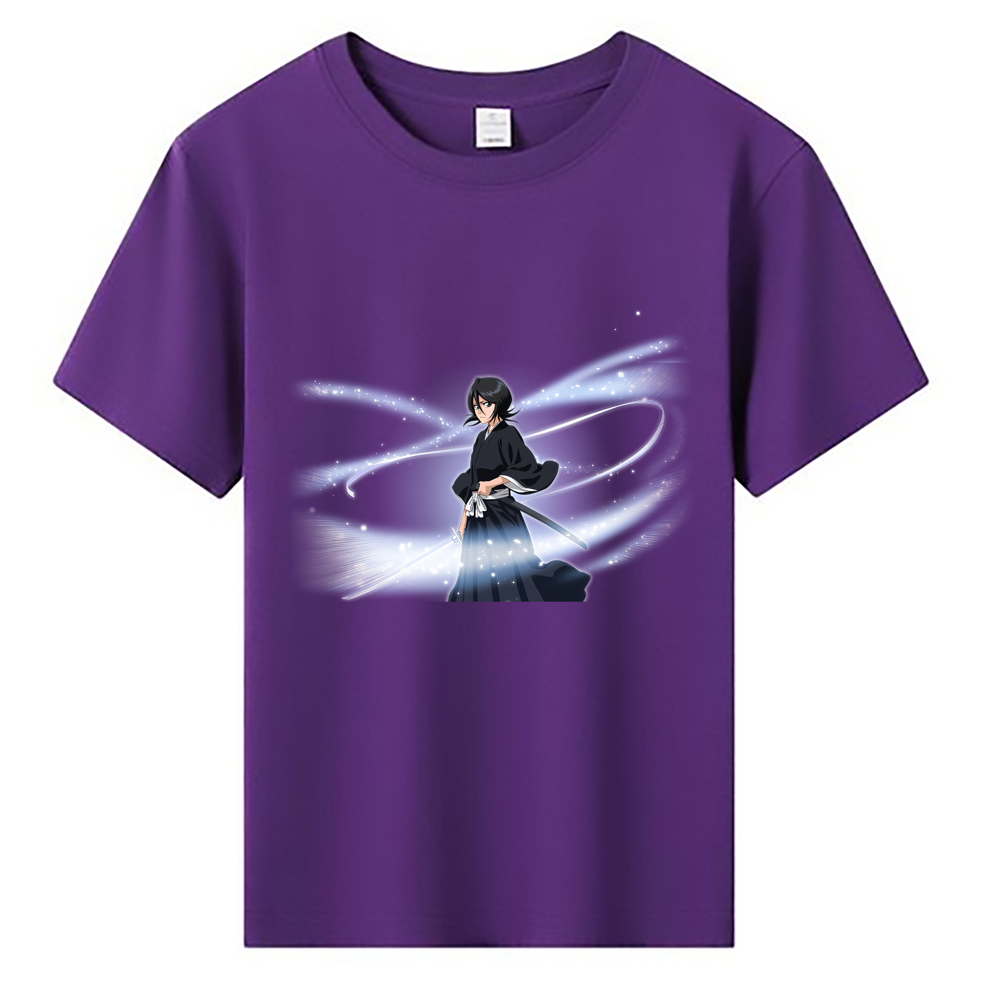 （画像用） ブリーチ 朽木ルキア BLEACH Kuchiki Rukia 綿100％キッズTシャツ（フロントプリント）