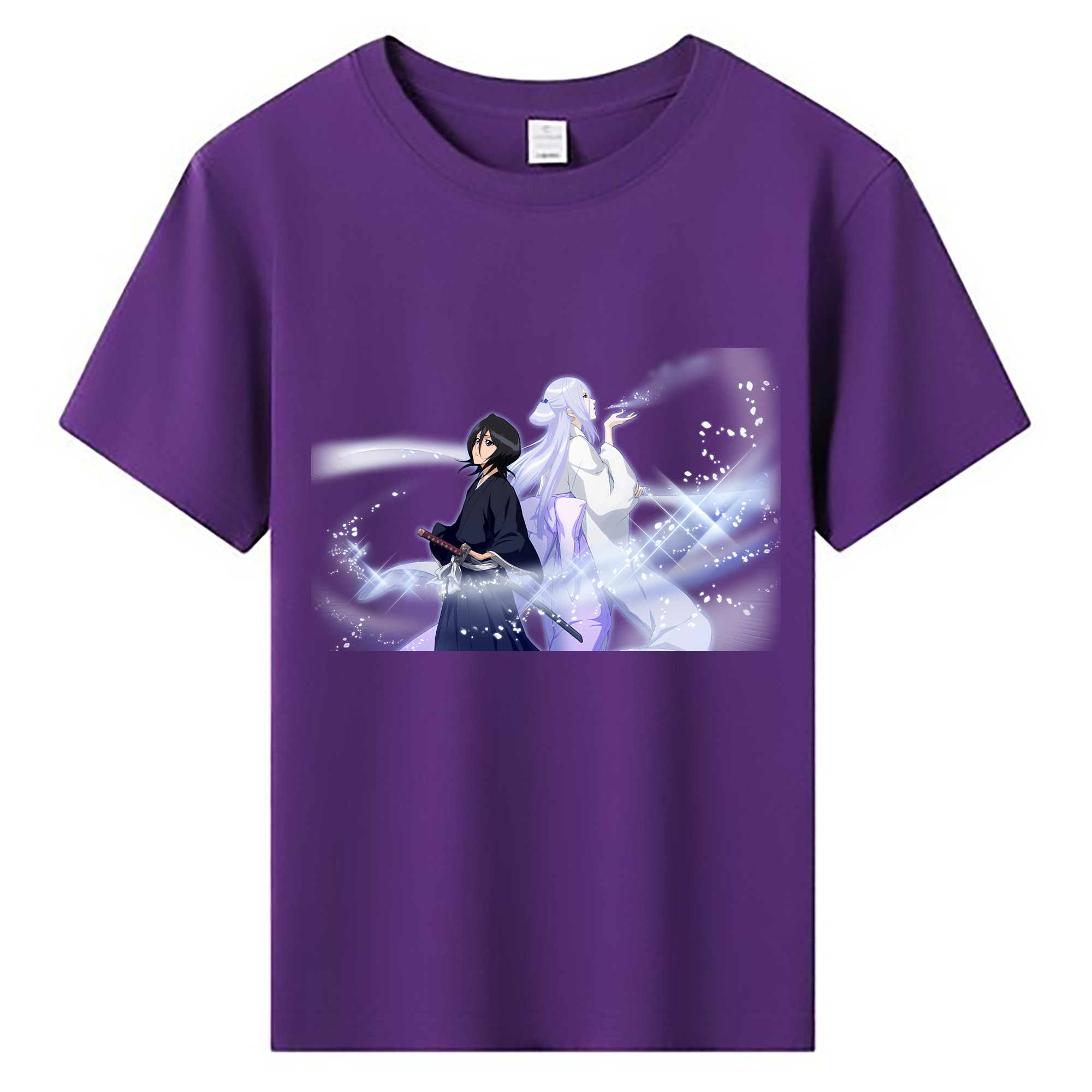 （画像用） ブリーチ 朽木ルキア BLEACH Kuchiki Rukia 綿100％キッズTシャツ（フロントプリント）