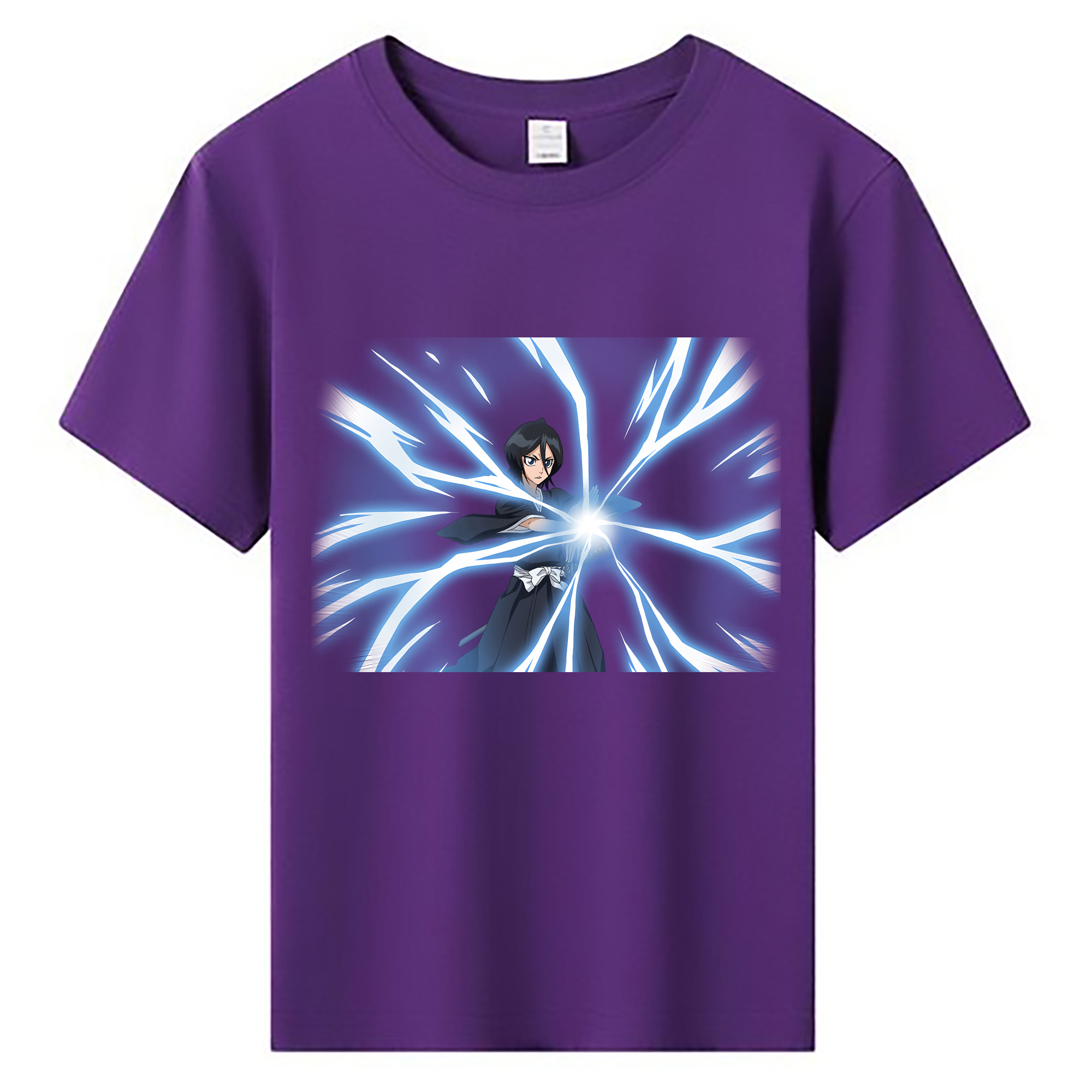 （画像用） ブリーチ 朽木ルキア BLEACH Kuchiki Rukia 綿100％キッズTシャツ（フロントプリント）