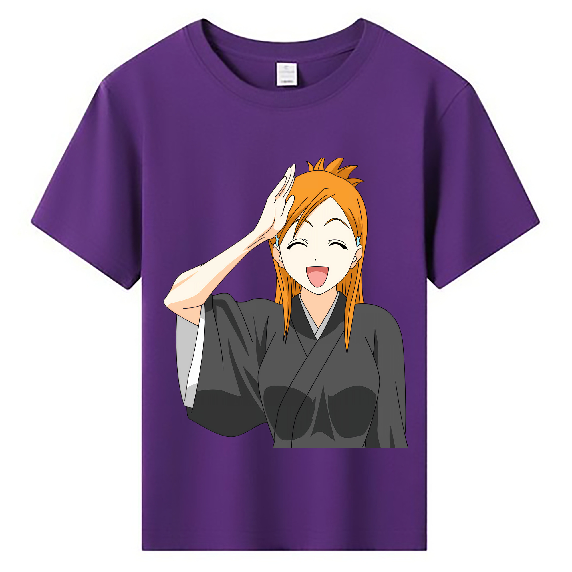 （画像用） ブリーチ 井上織姫（いのうえおりひめ） BLEACH Inoue Orihime 綿100％キッズTシャツ（フロントプリント）