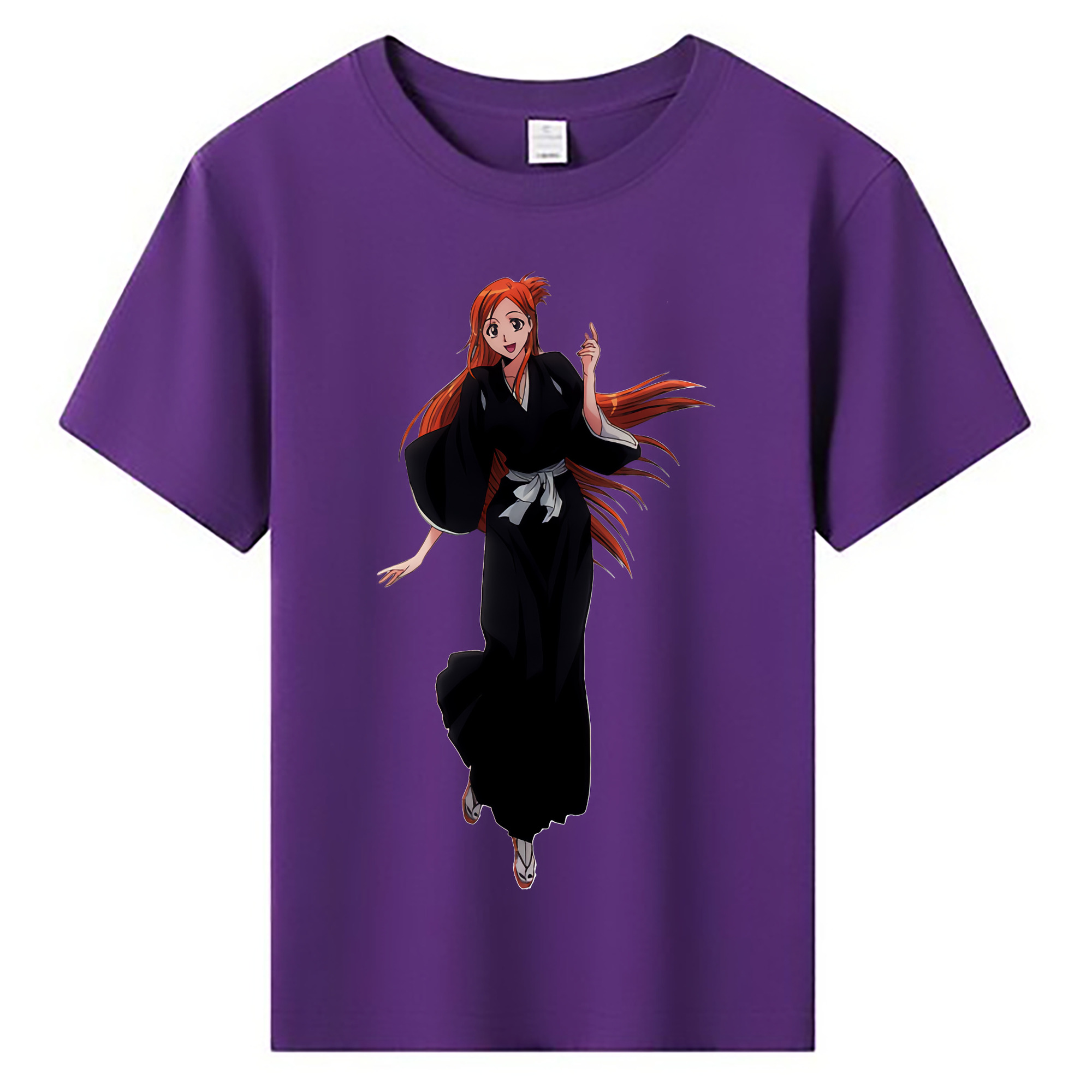 （画像用） ブリーチ 井上織姫（いのうえおりひめ） BLEACH Inoue Orihime 綿100％キッズTシャツ（フロントプリント）