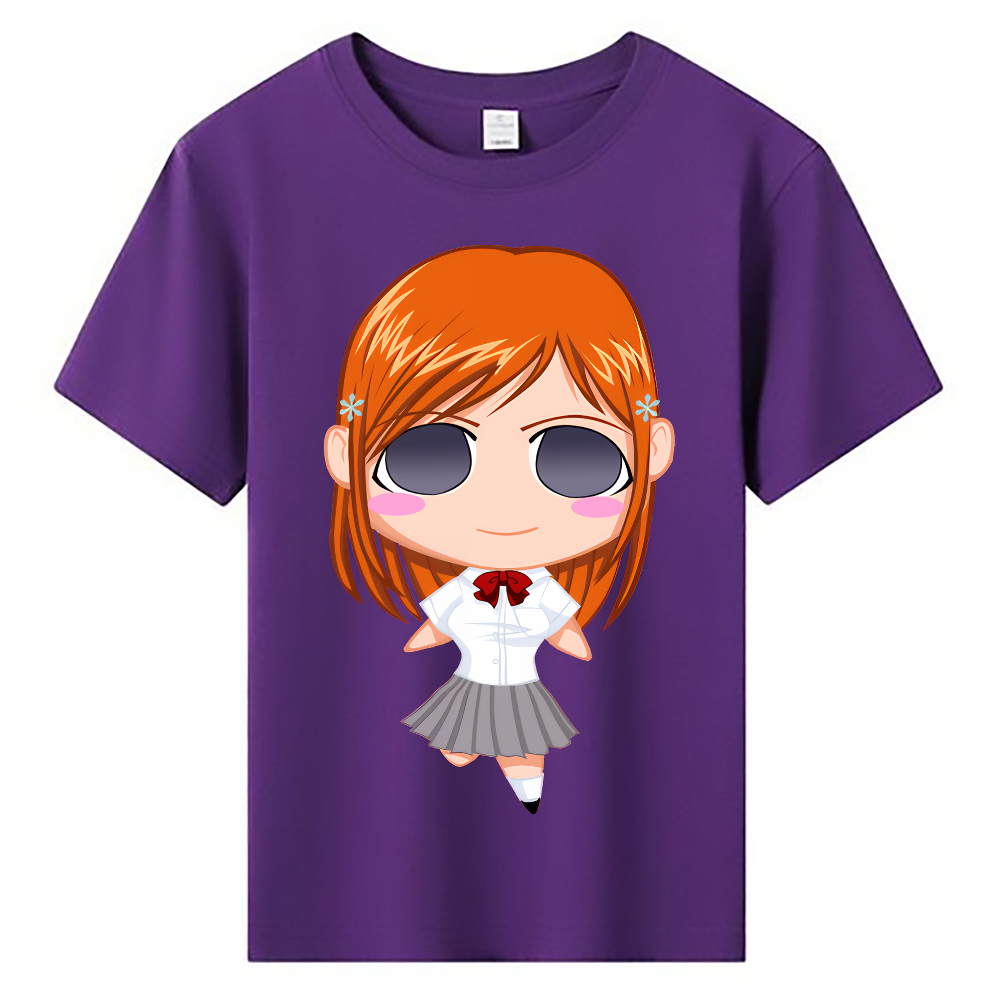 （画像用） ブリーチ 井上織姫（いのうえおりひめ） BLEACH Inoue Orihime 綿100％キッズTシャツ（フロントプリント）
