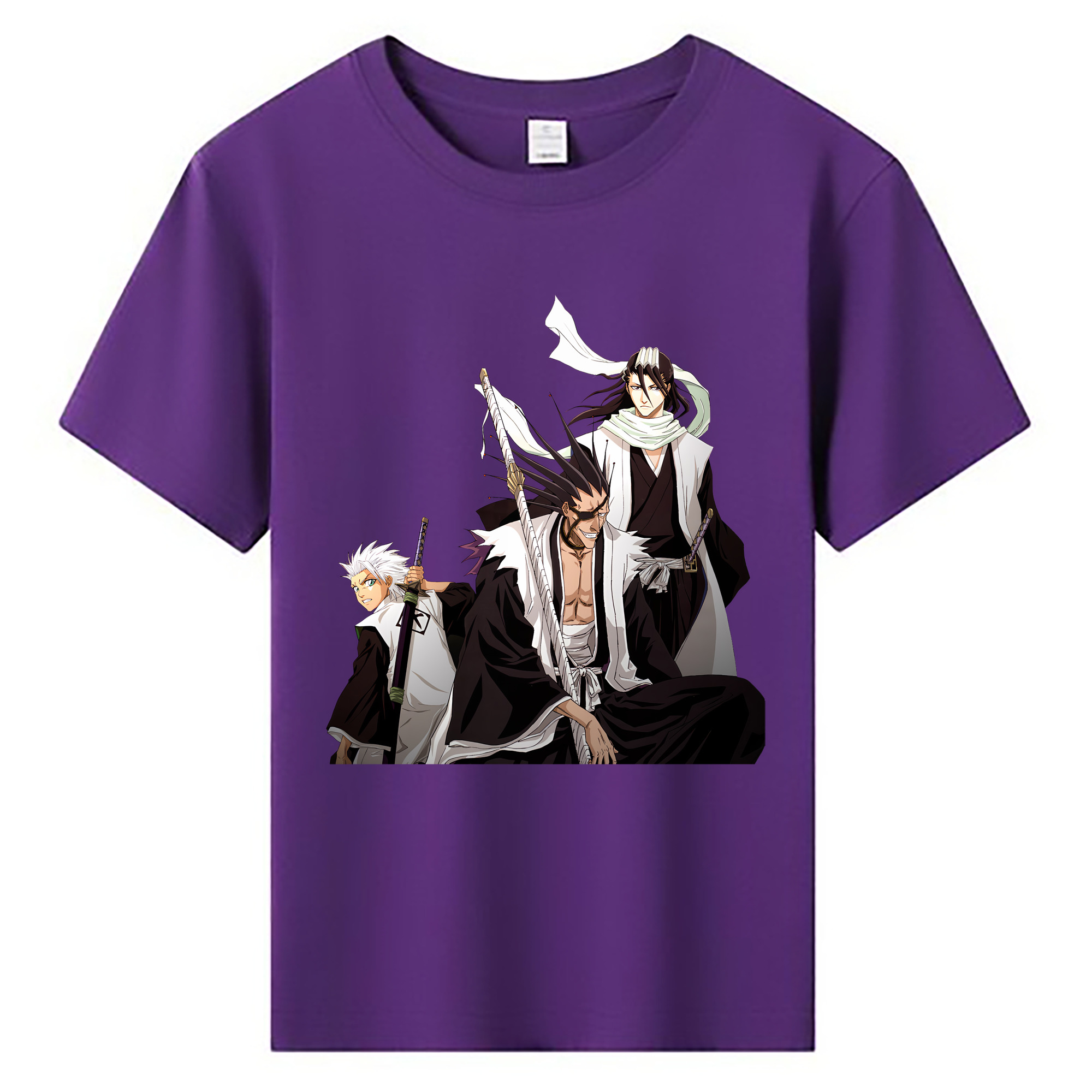 （画像用） ブリーチ ざらき けんぱち BLEACH Zaraki Kenpachi 綿100％キッズTシャツ（フロントプリント）