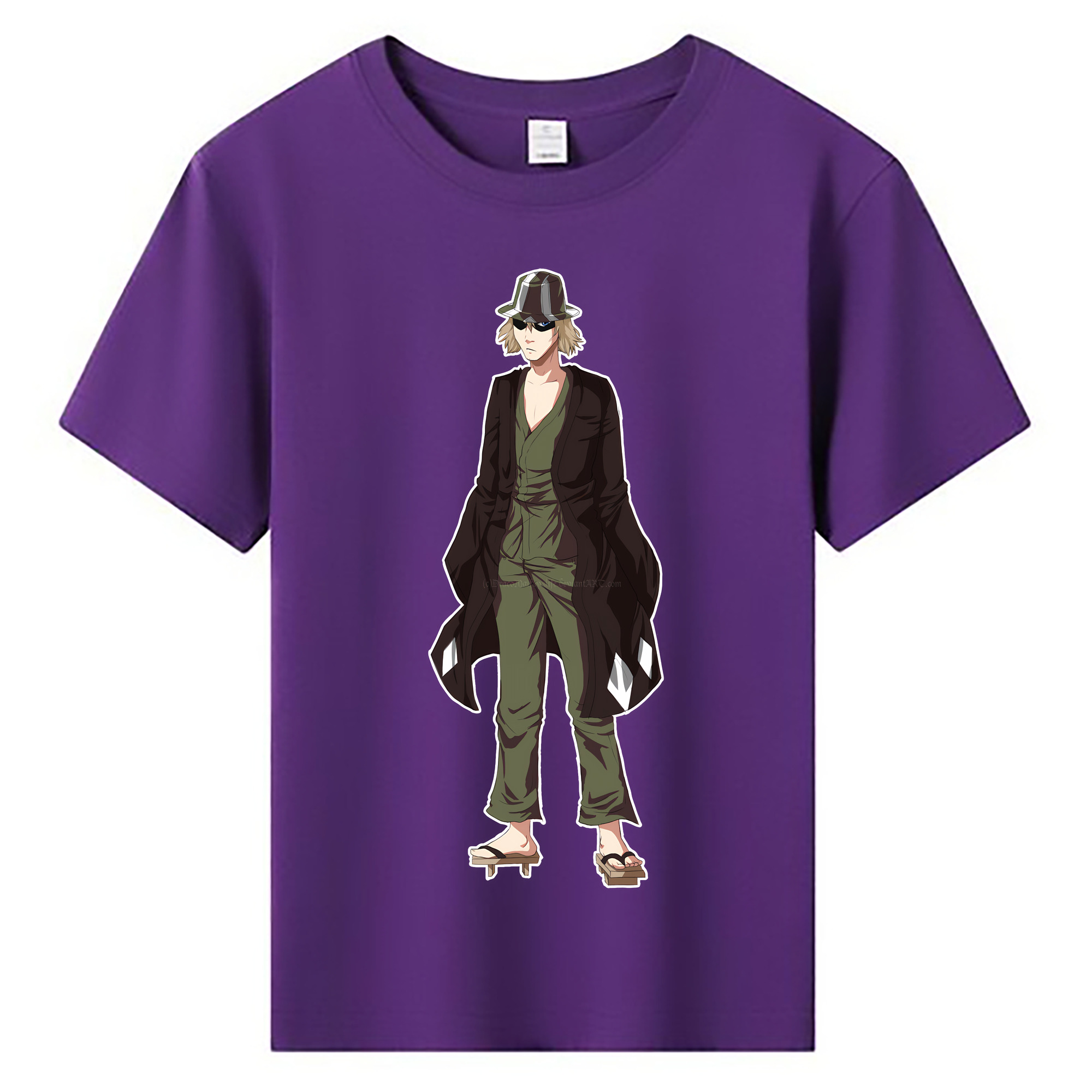 （画像用） "ブリーチ 浦原 喜助（うらはら きすけ） BLEACH Urahara Kisuke " 綿100％キッズTシャツ（フロントプリント）