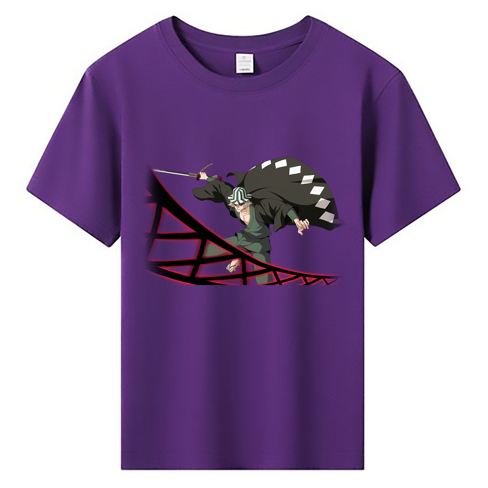（画像用） "ブリーチ 浦原 喜助（うらはら きすけ） BLEACH Urahara Kisuke " 綿100％キッズTシャツ（フロントプリント）